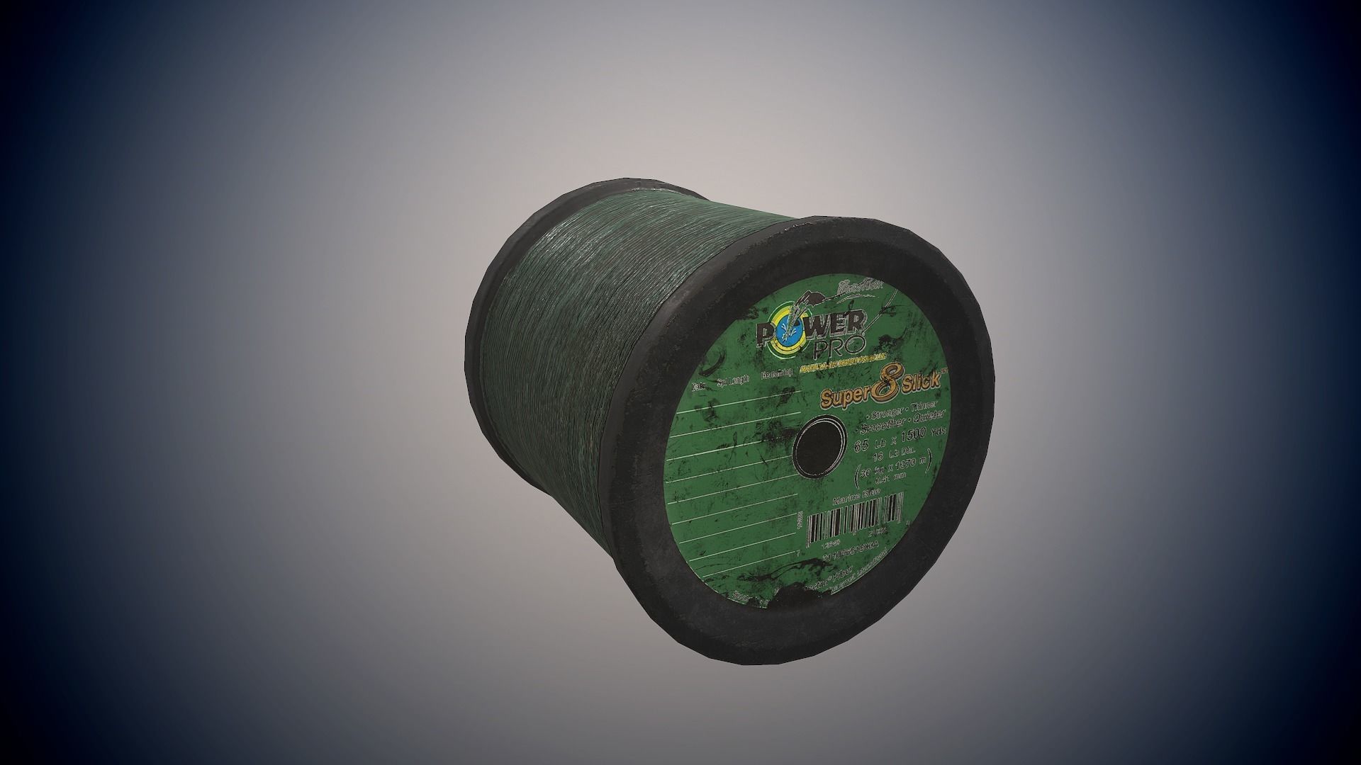 Old fishing line da1 Free low-poly 3D model_6