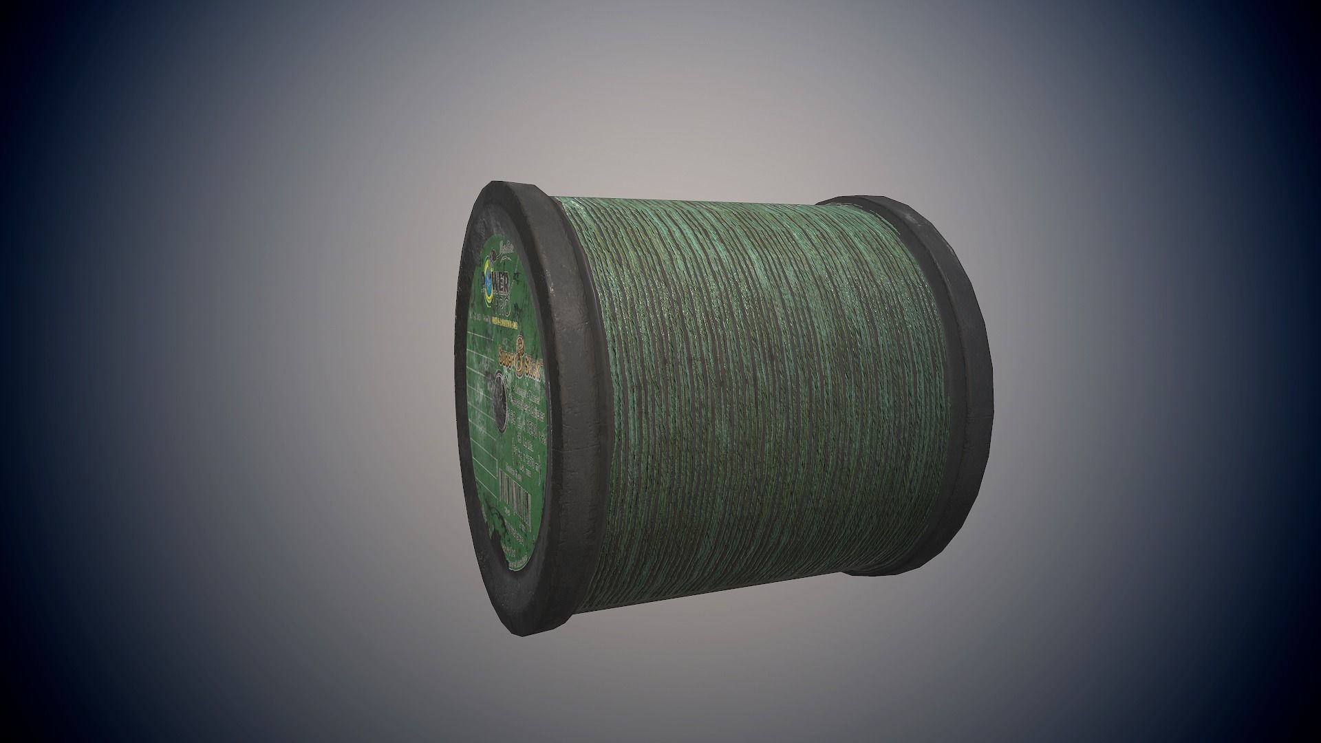 Old fishing line da1 Free low-poly 3D model_5