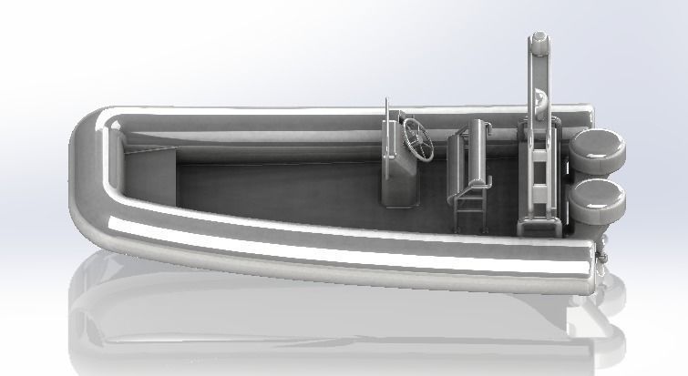 inflatable boat 3D model_6