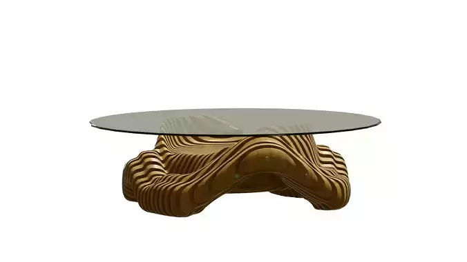 Parametric coffee table 05 3D model