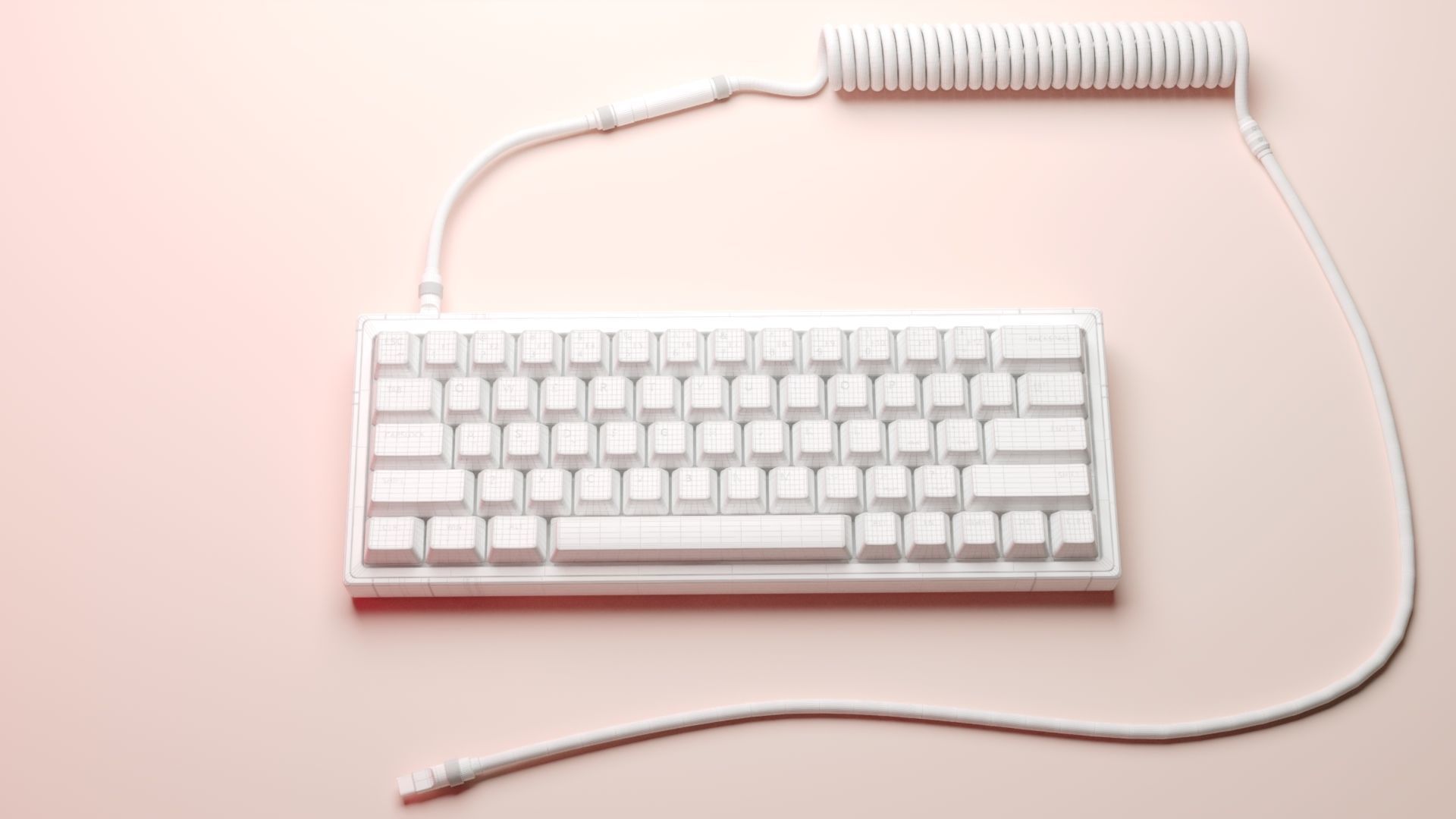 Custom Mechanical Keyboard  3D model_11