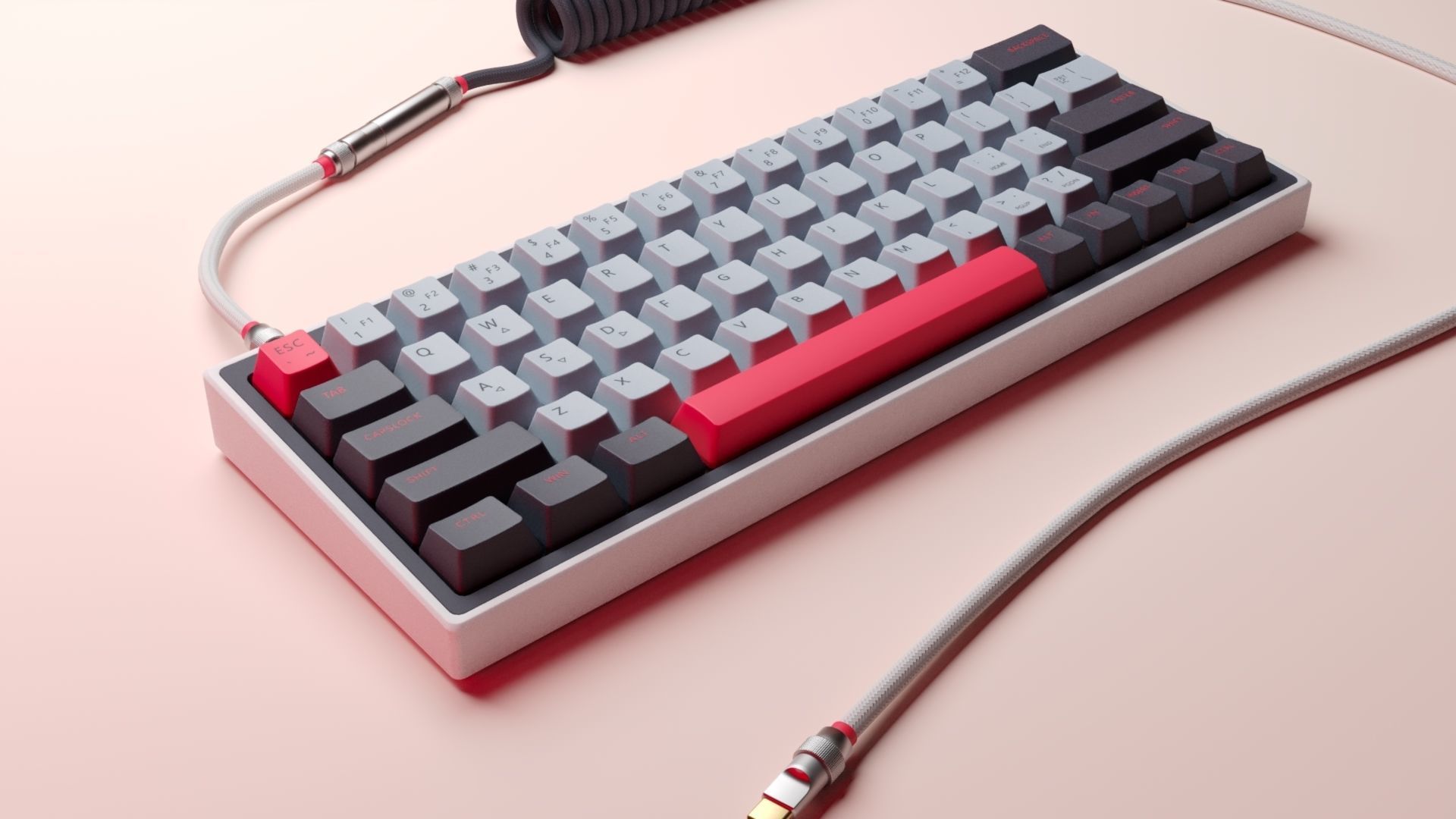 Custom Mechanical Keyboard  3D model_3