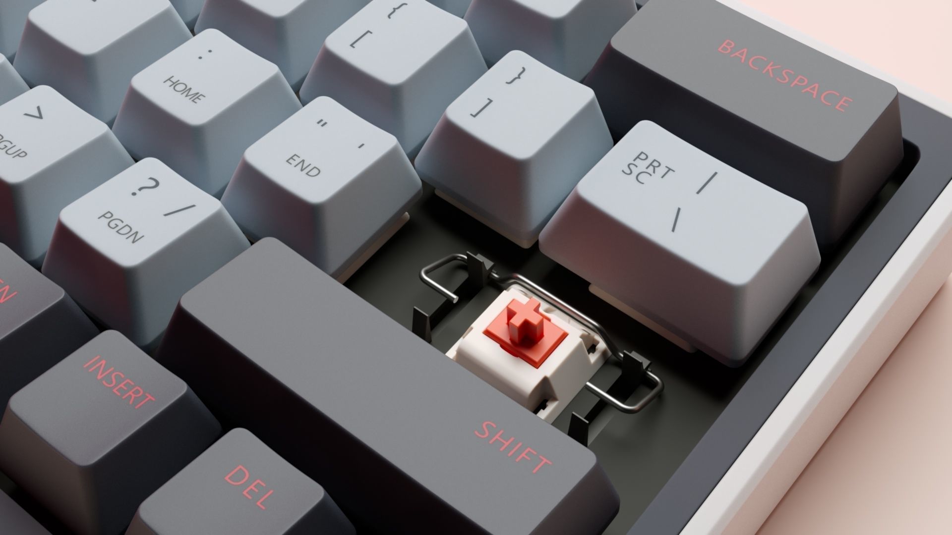 Custom Mechanical Keyboard  3D model_8