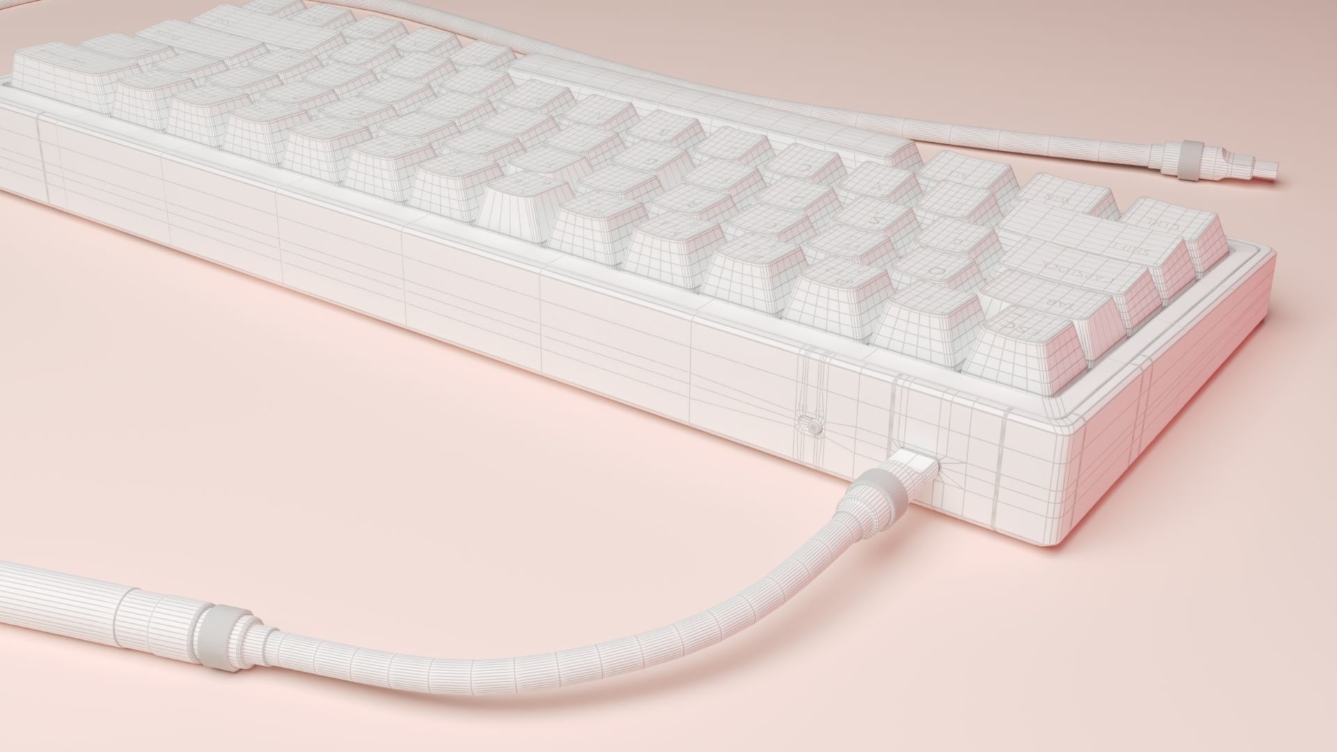 Custom Mechanical Keyboard  3D model_9