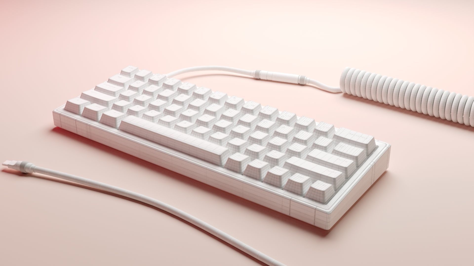 Custom Mechanical Keyboard  3D model_12