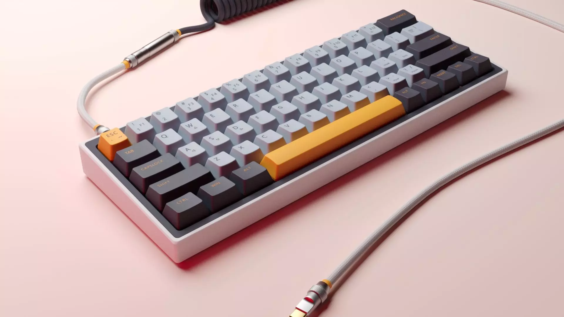 Custom Mechanical Keyboard  3D model_0