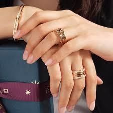 CG374 rose gold and enamel ring with diamonds 3D print model_18