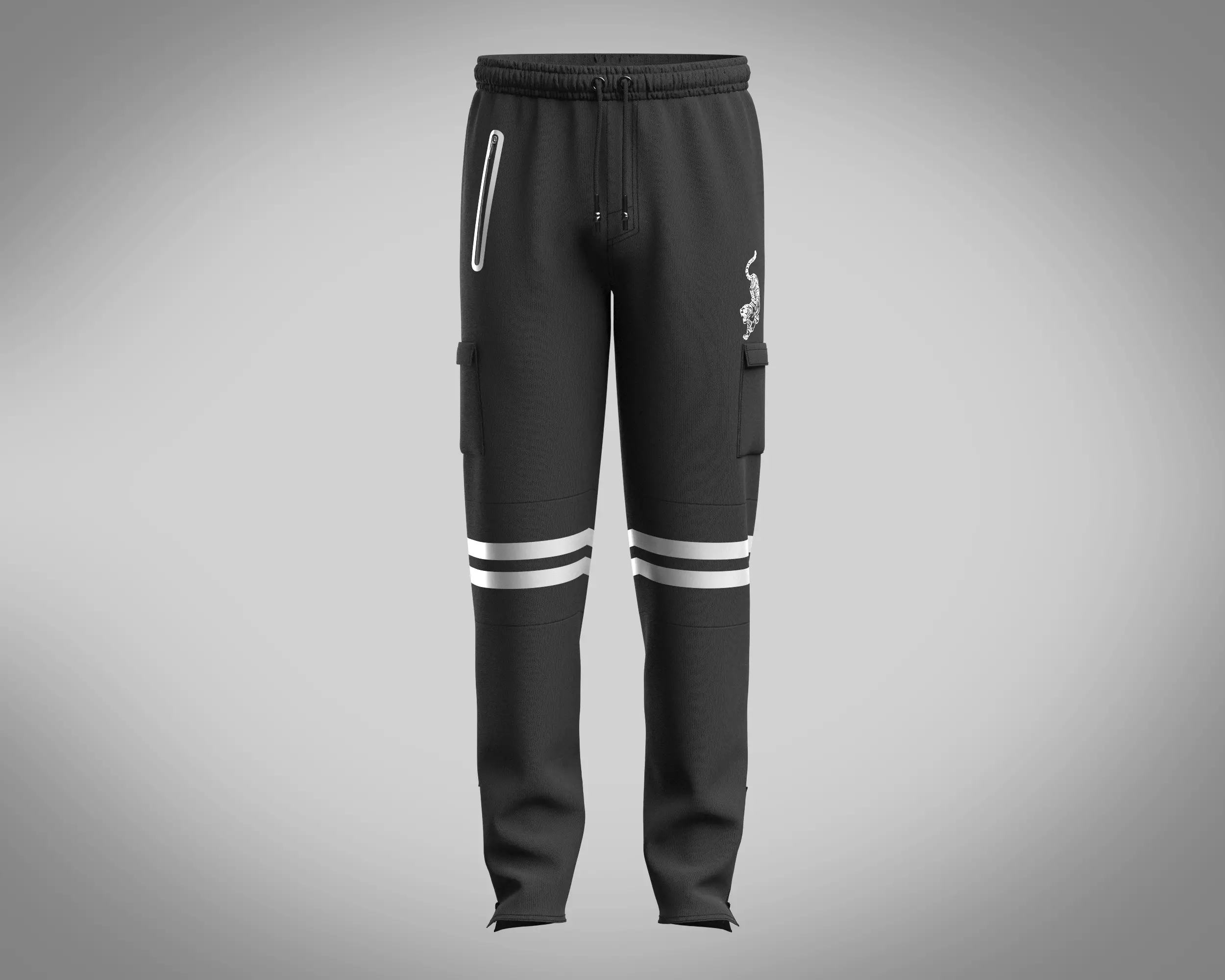 Mens Jogger-Black 3D model