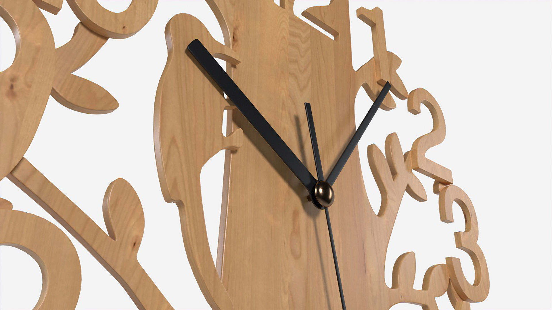 Modern Design Large Wall Clock 05 3D model_3