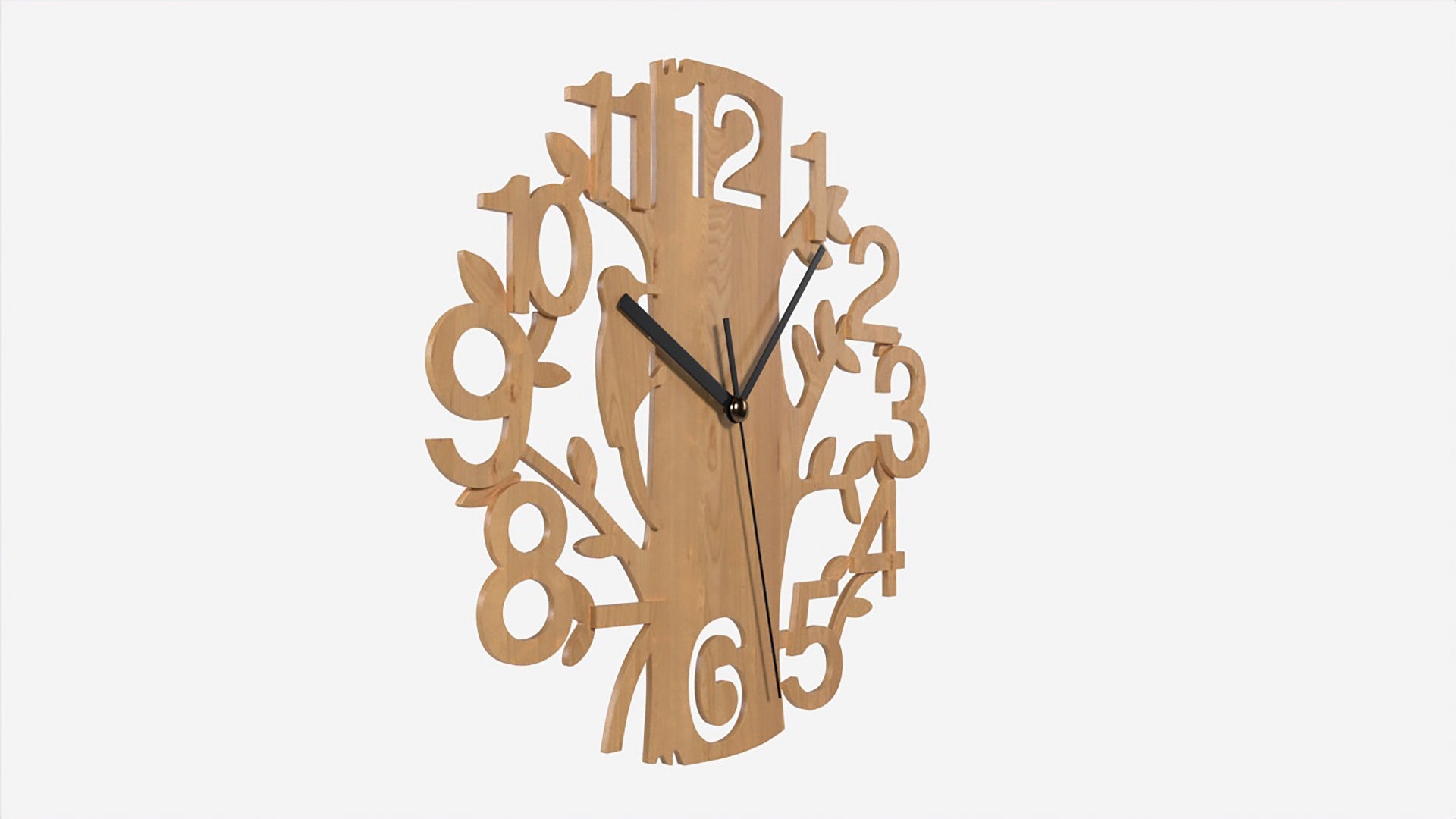 Modern Design Large Wall Clock 05 3D model_1