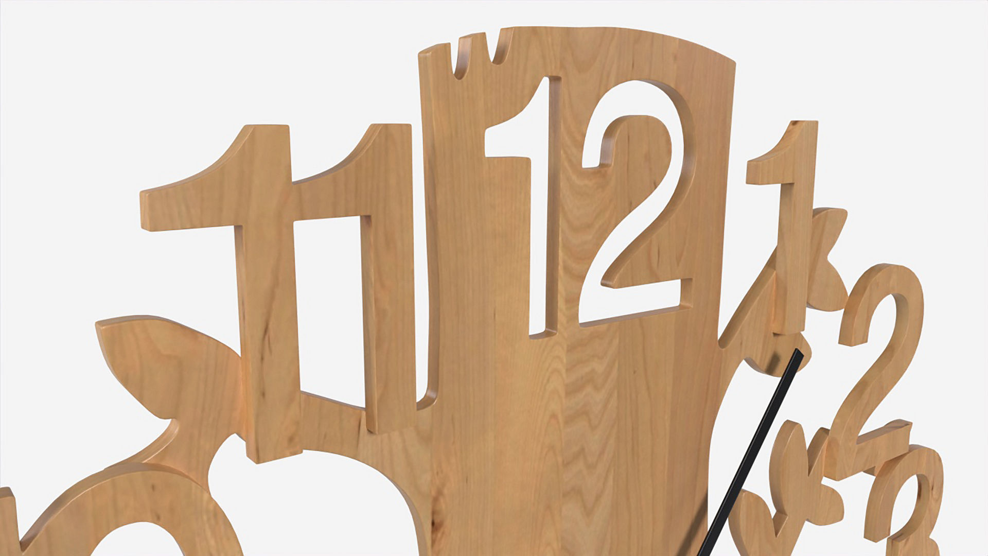 Modern Design Large Wall Clock 05 3D model_4