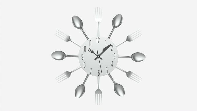 Modern Design Large Wall Clock 08 3D model