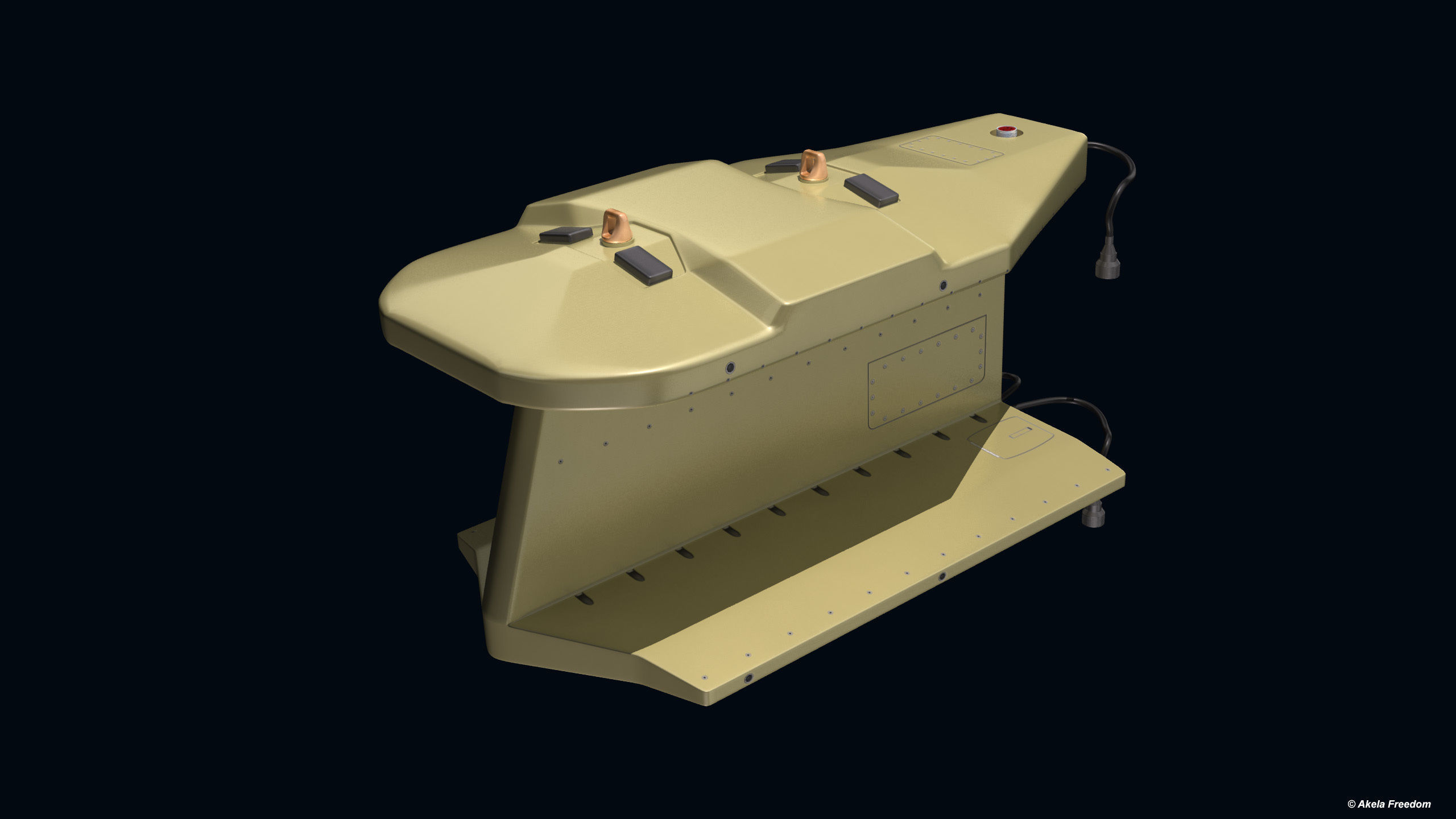 Missile Launcher for Akeron LP 3D model_1
