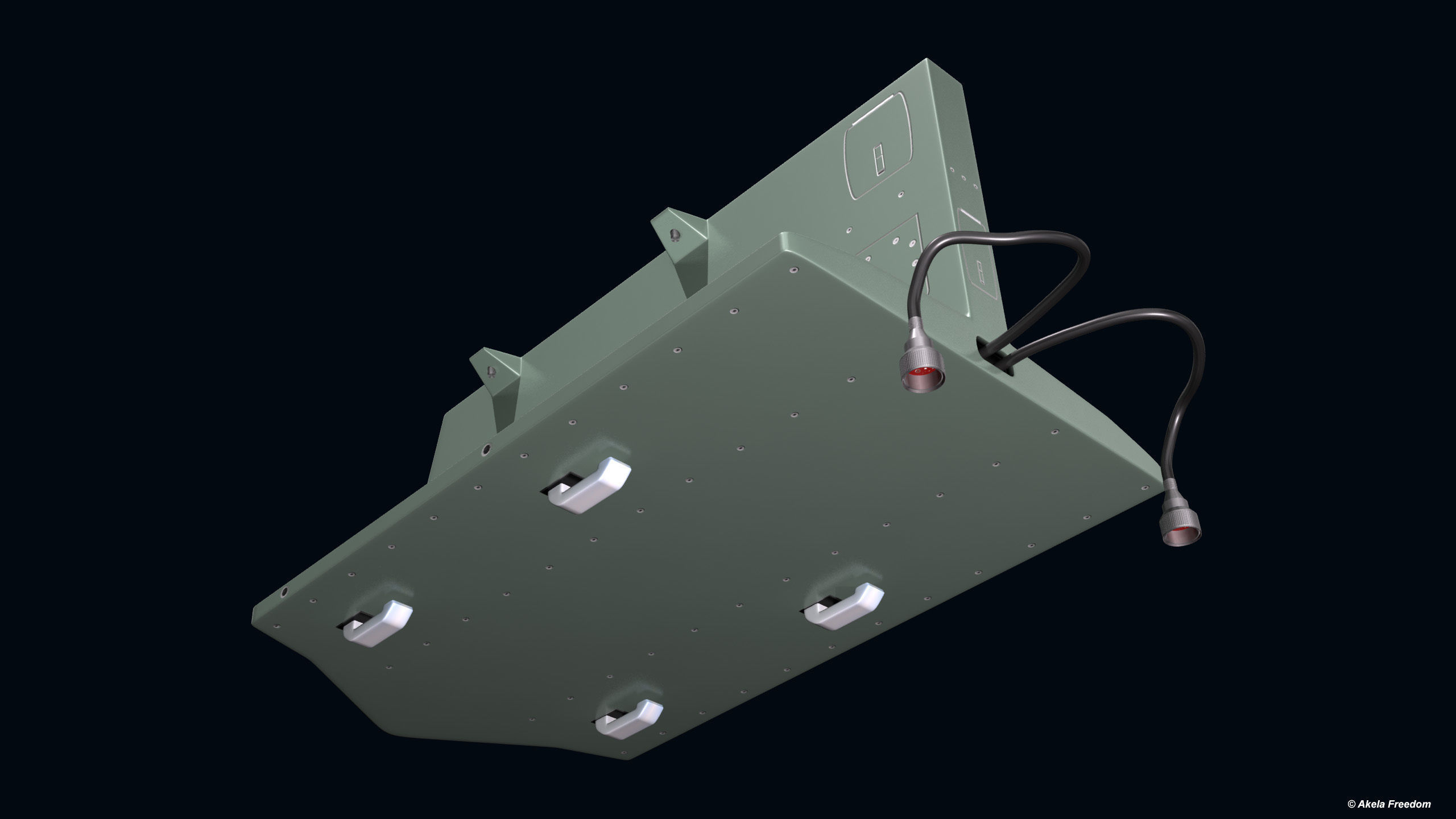 Missile Launcher for Akeron LP 3D model_6