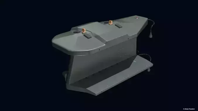 Missile Launcher for Akeron LP 3D model