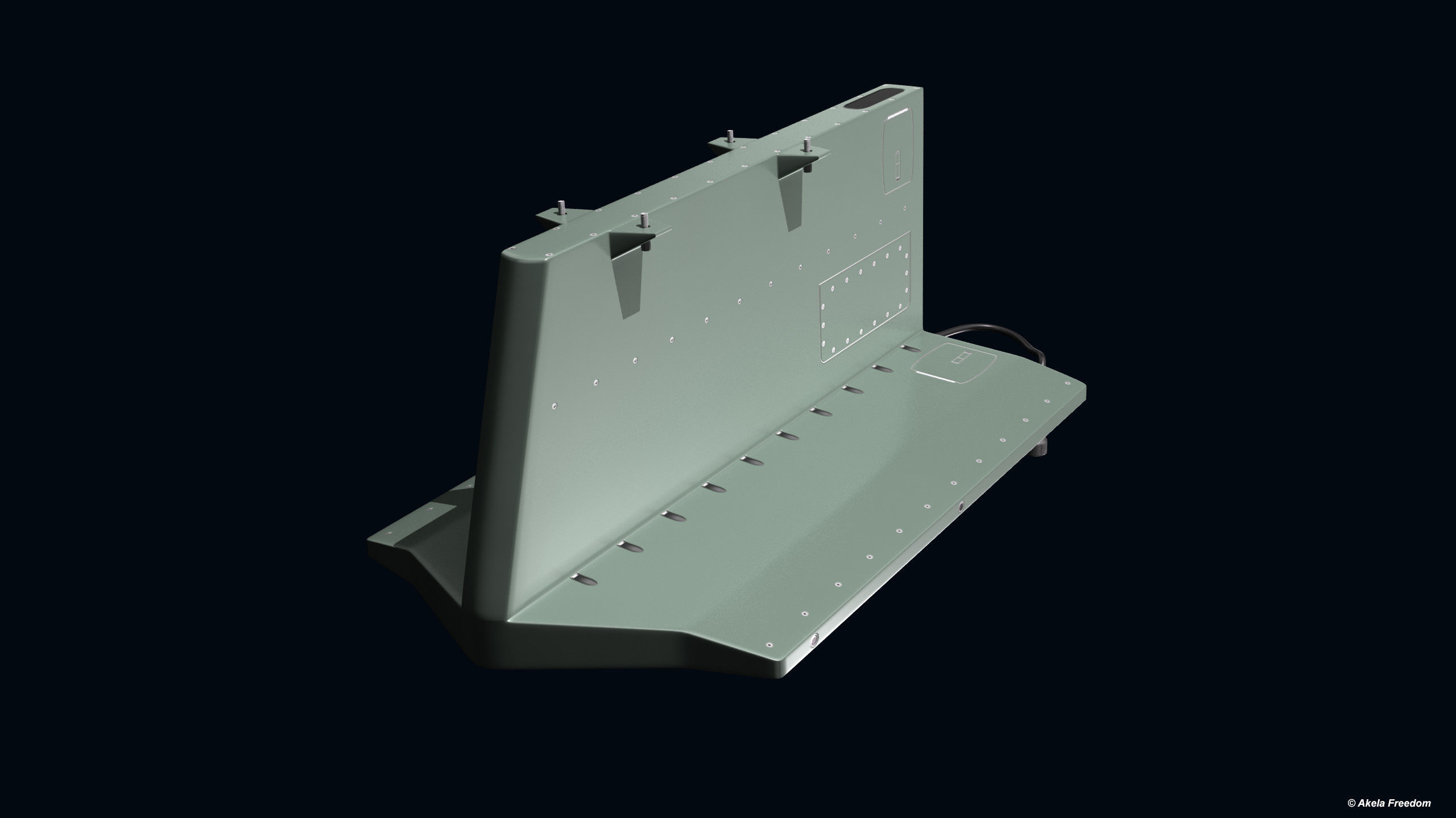 Missile Launcher for Akeron LP 3D model_5