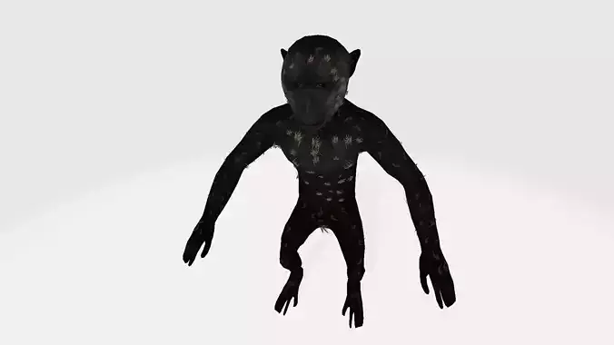 Macaque humanoid creature
