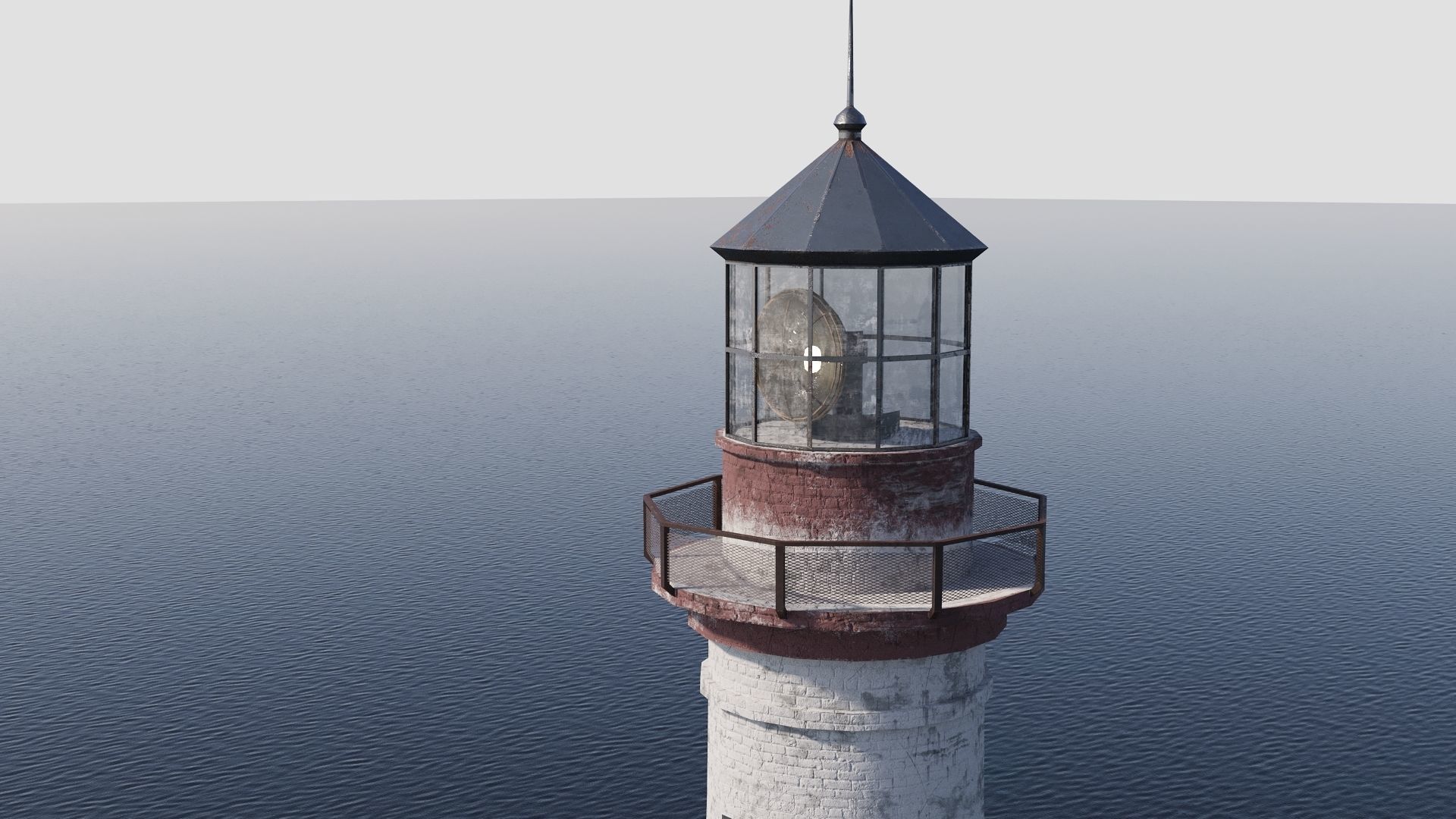 Lighthouse Game Ready Low-poly 3D model_6