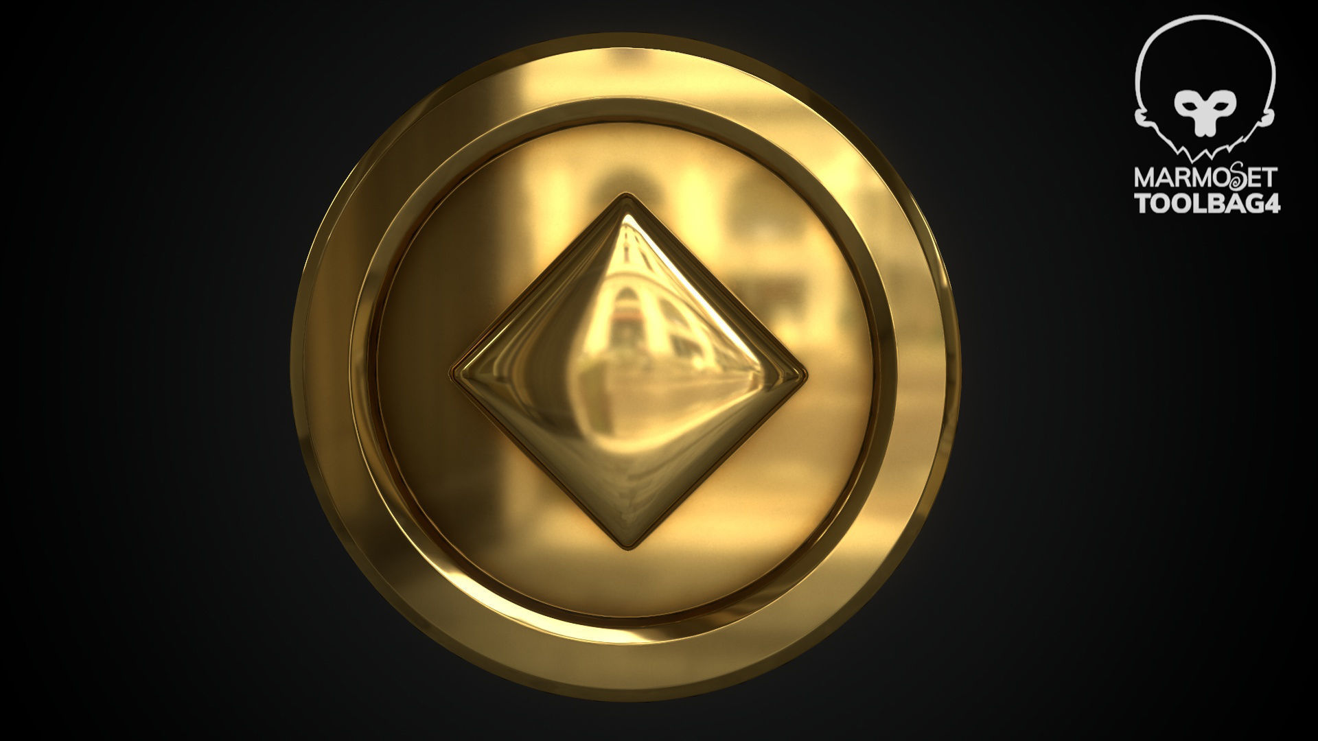 Gold Multi Avard Treasures Collection Low-poly 3D model_104