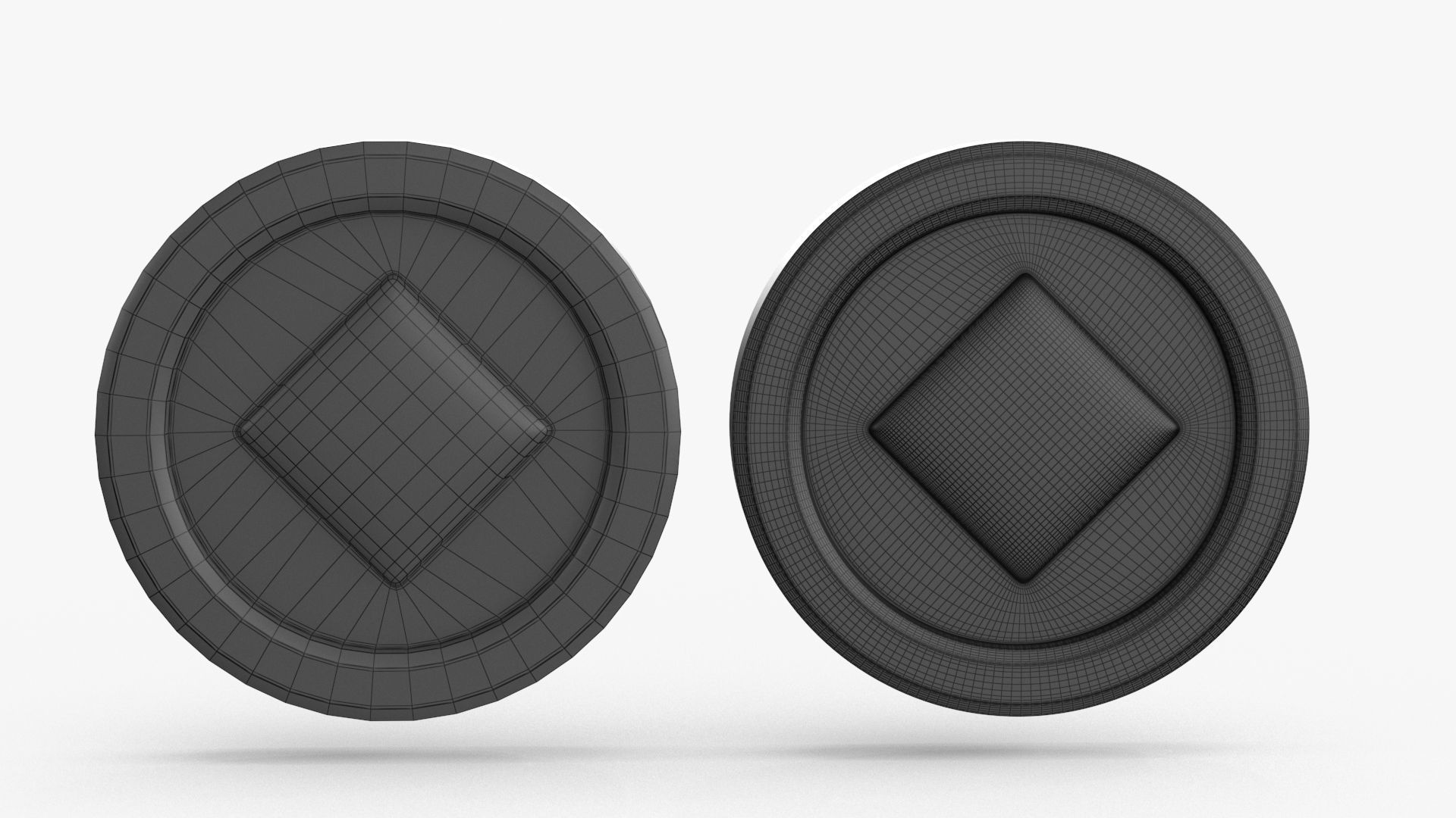 Gold Multi Avard Treasures Collection Low-poly 3D model_102