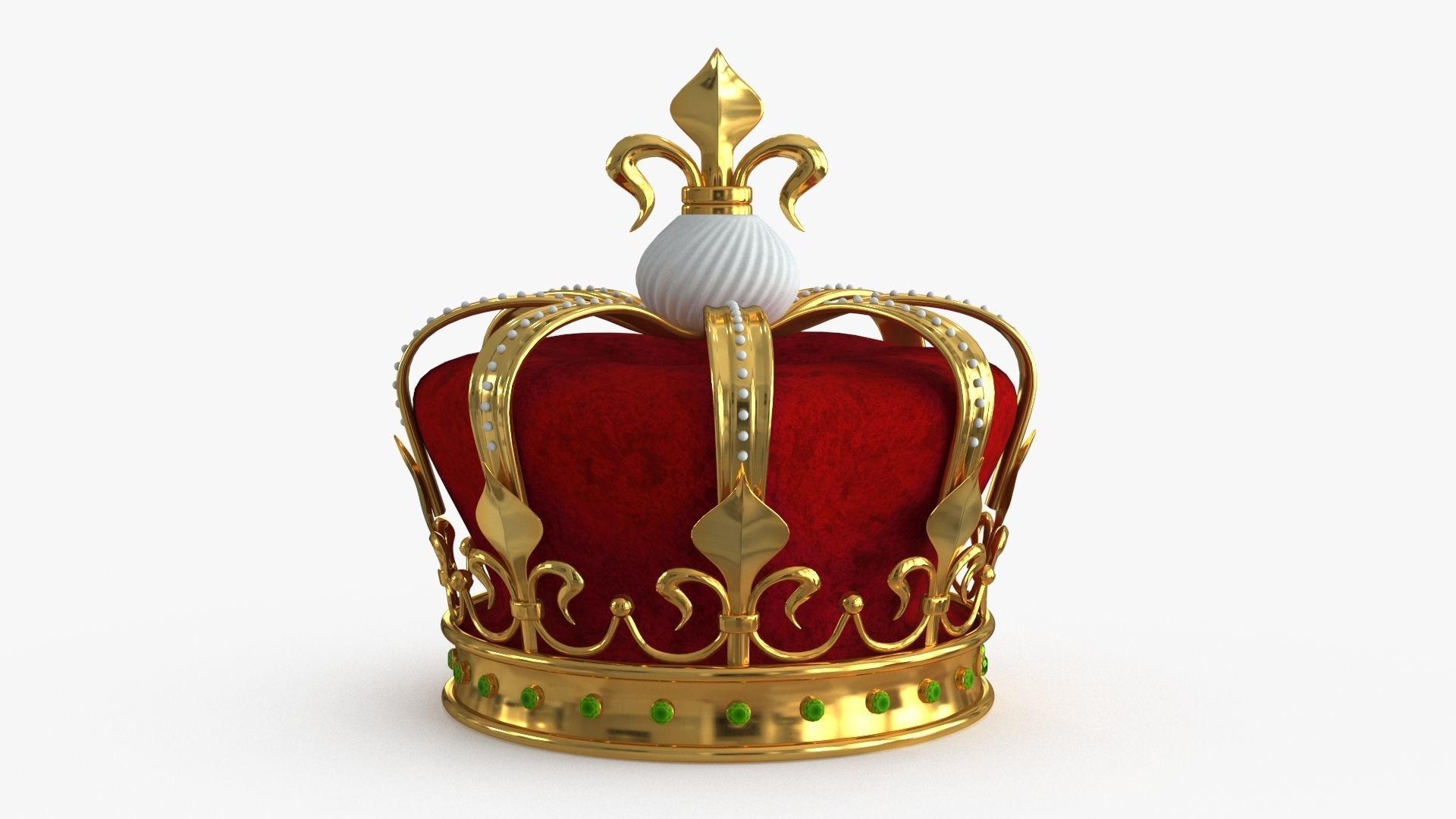 Gold Multi Avard Treasures Collection Low-poly 3D model_20