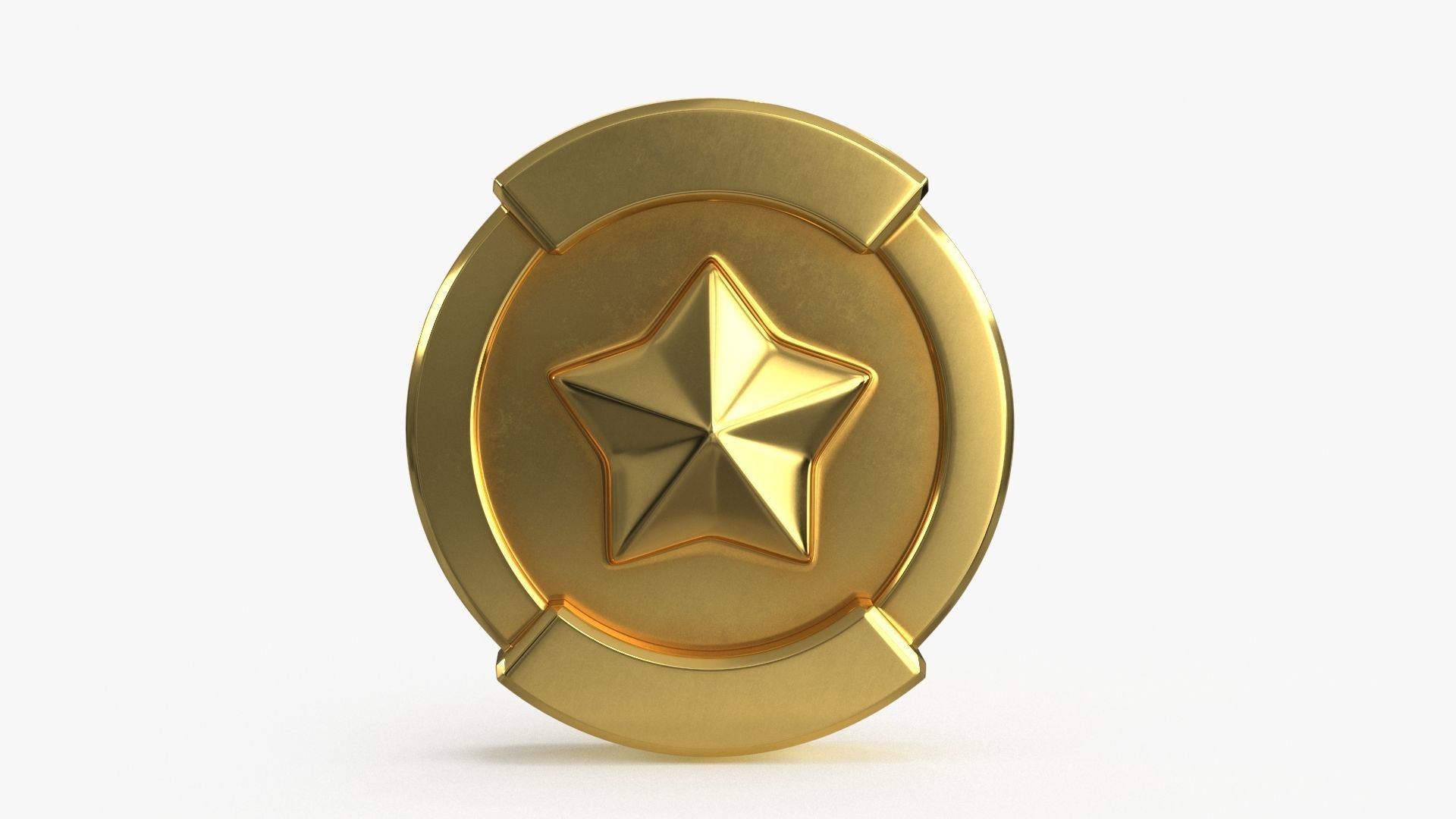 Gold Multi Avard Treasures Collection Low-poly 3D model_52