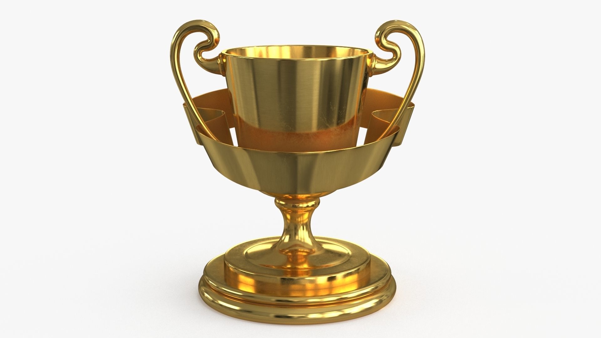 Gold Multi Avard Treasures Collection Low-poly 3D model_98