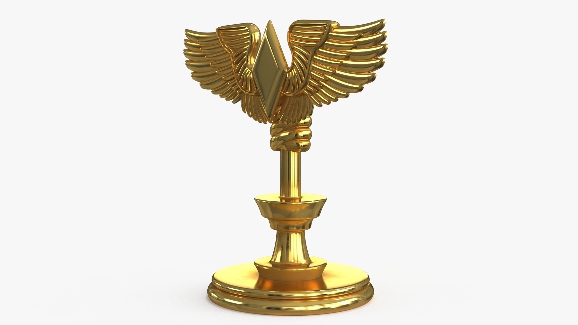 Gold Multi Avard Treasures Collection Low-poly 3D model_32