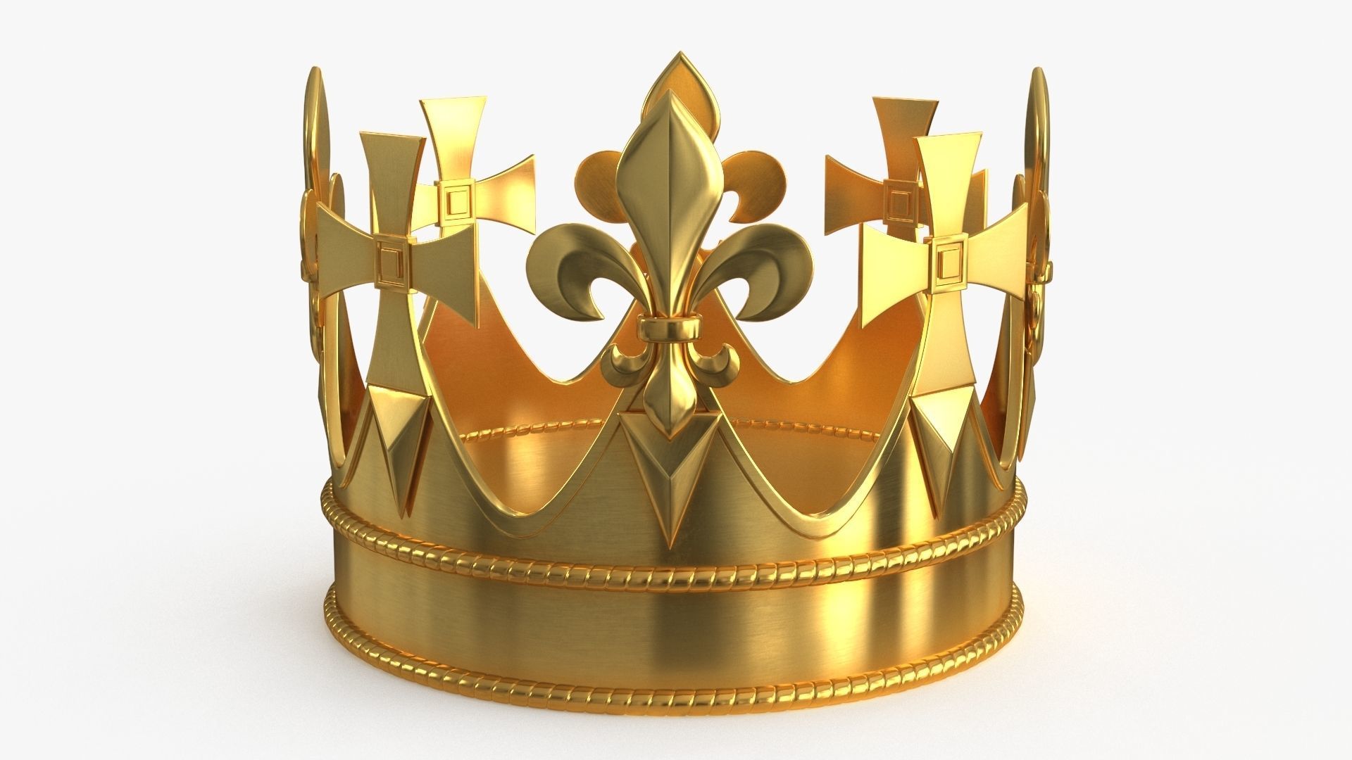 Gold Multi Avard Treasures Collection Low-poly 3D model_68