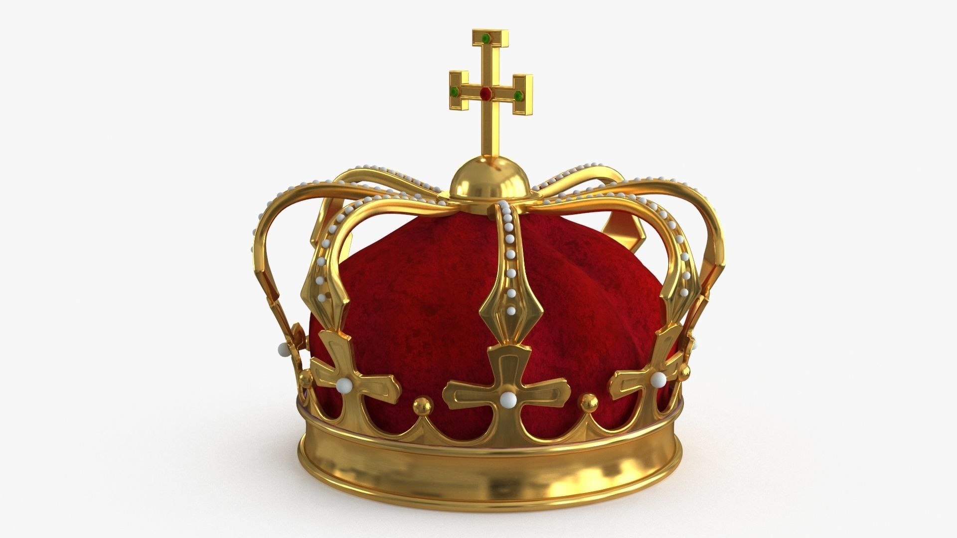 Gold Multi Avard Treasures Collection Low-poly 3D model_57