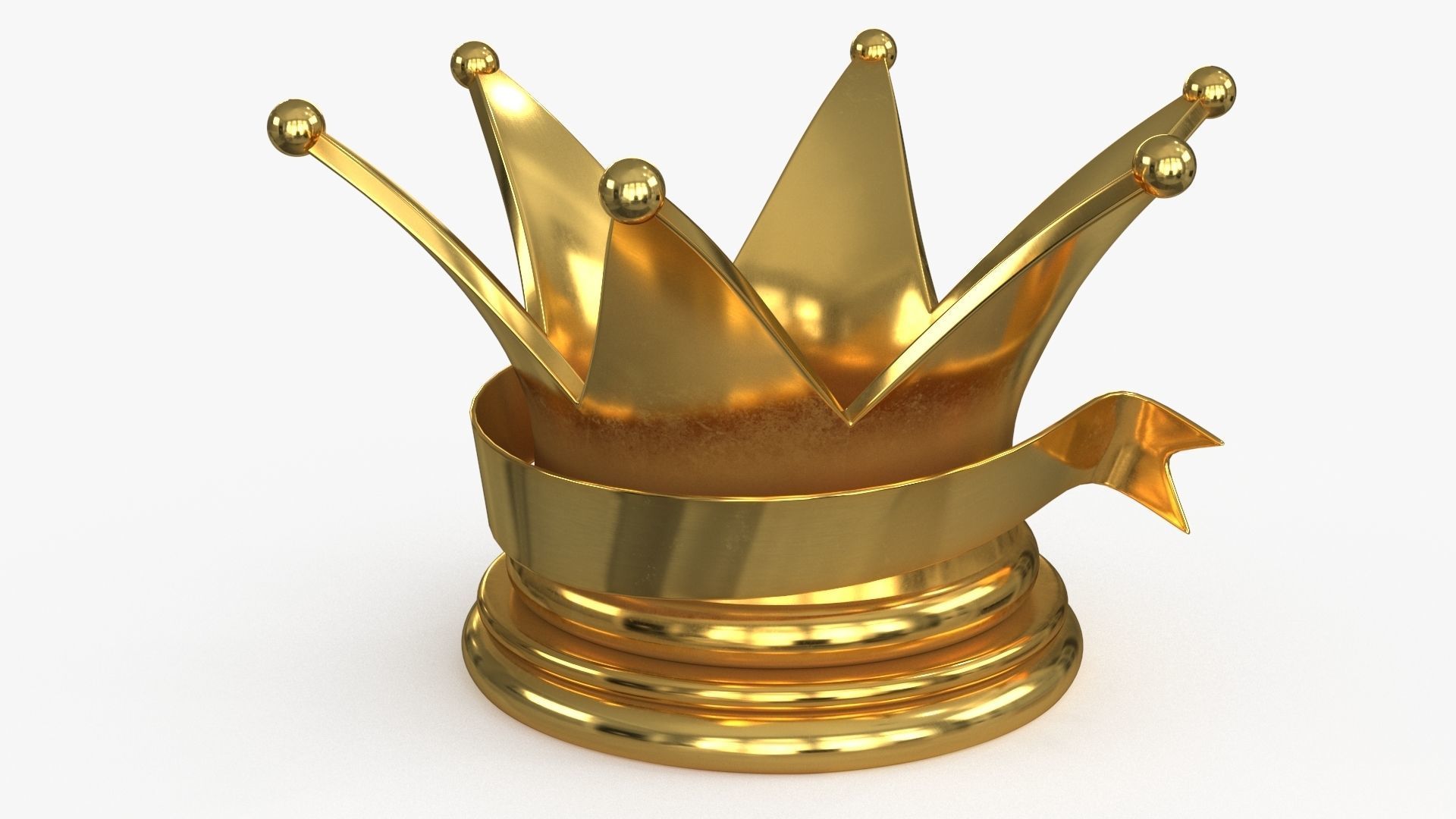 Gold Multi Avard Treasures Collection Low-poly 3D model_15