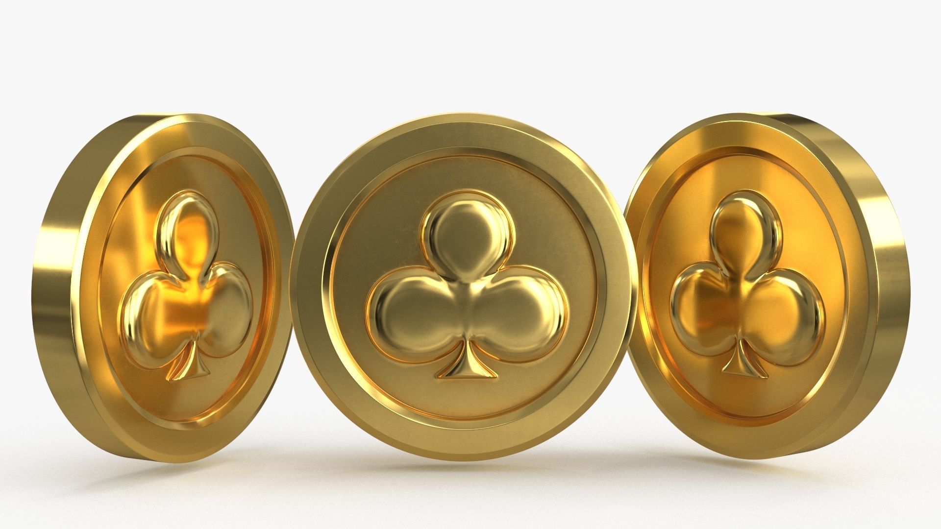 Gold Multi Avard Treasures Collection Low-poly 3D model_94