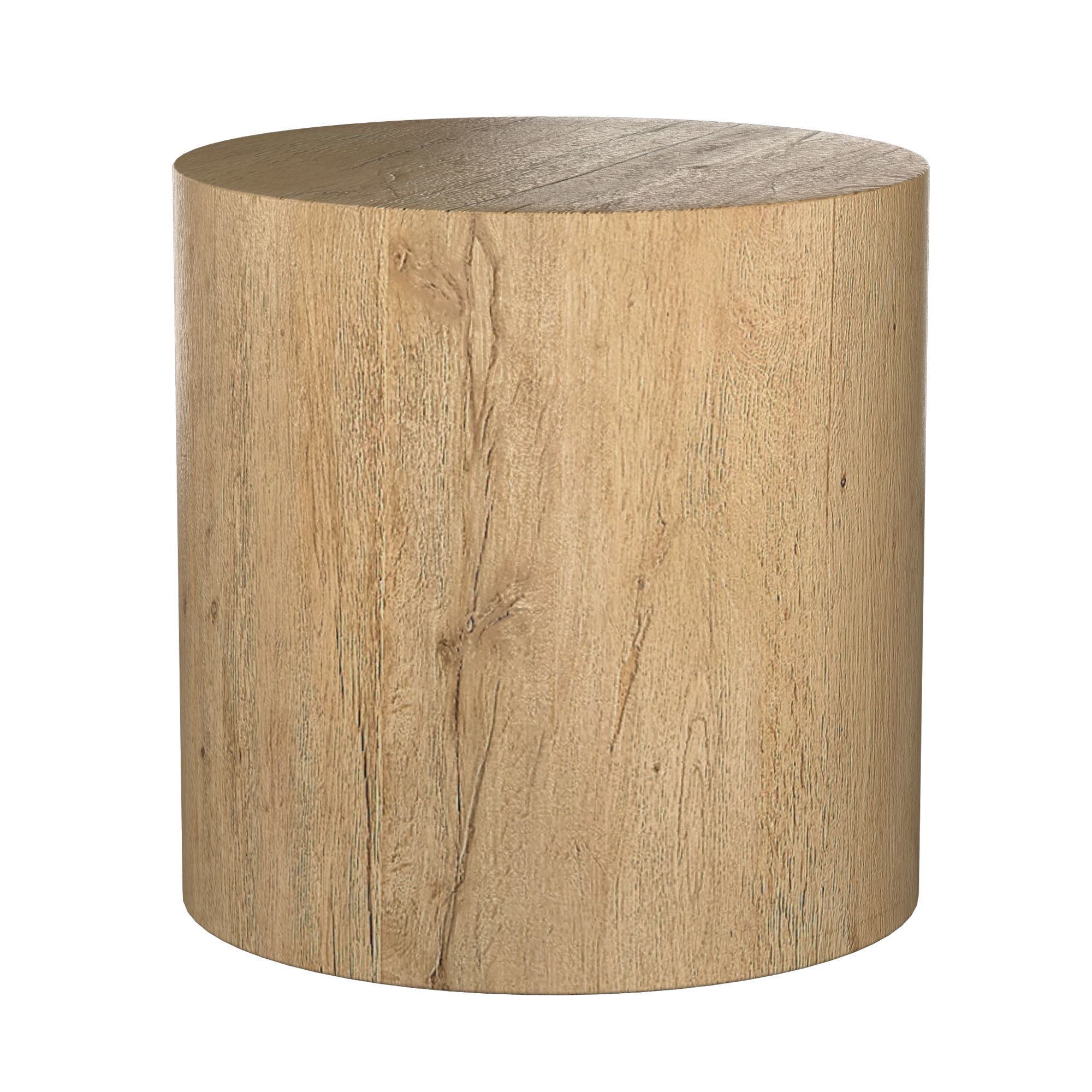 OSLO PLINTH ROUND SIDE TABLE 3D model_1