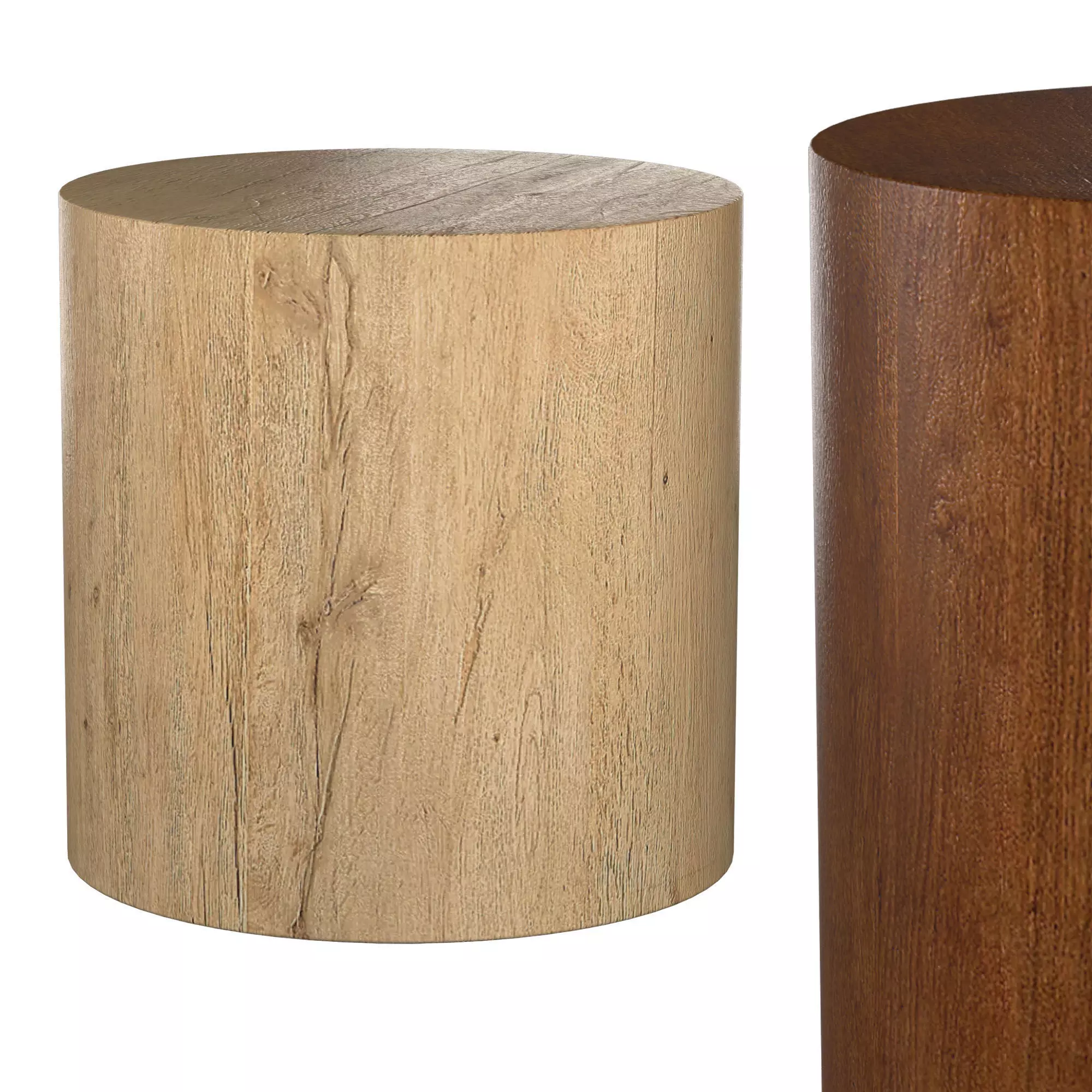 OSLO PLINTH ROUND SIDE TABLE 3D model_0
