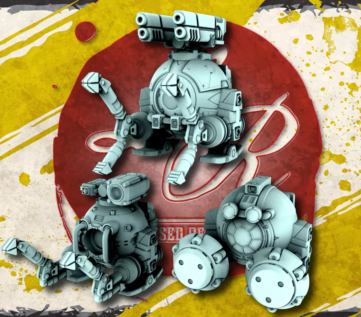 Autonomous Ball Drones set 1 3D print model_0