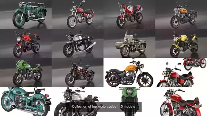 Collection of top motorcycles