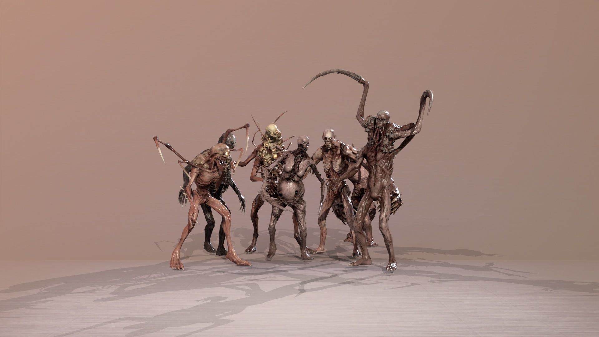 Necromutants super pack 3D Model Collection_26