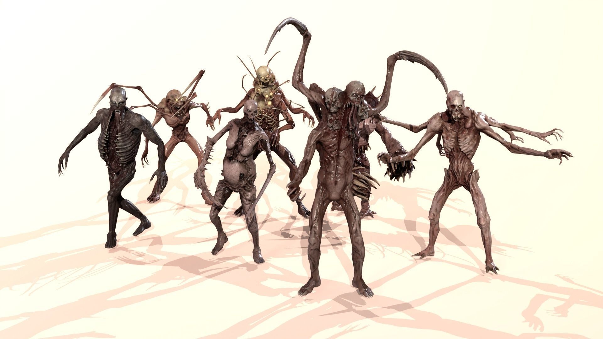 Necromutants super pack 3D Model Collection_24