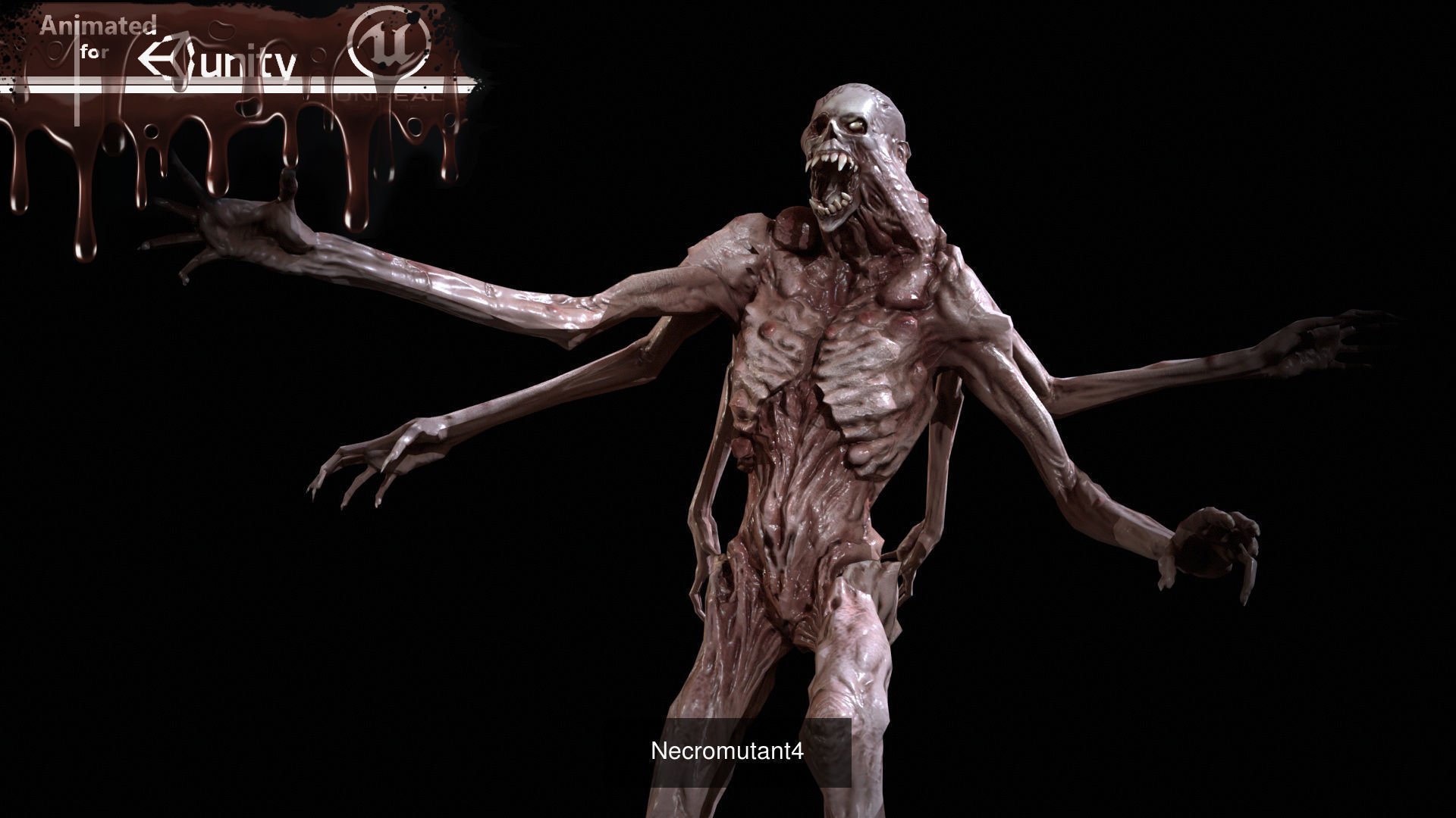 Necromutants super pack 3D Model Collection_19