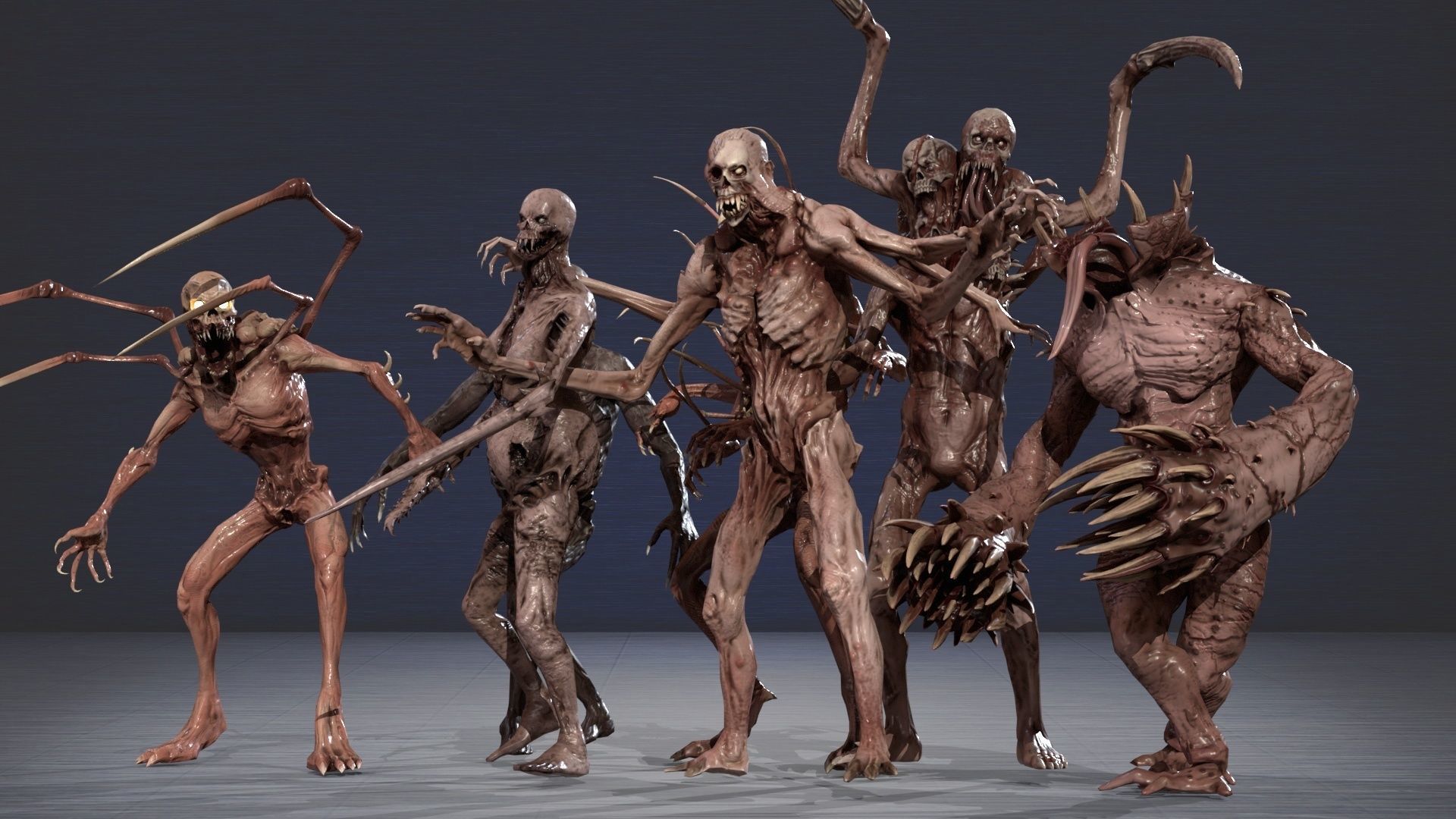 Necromutants super pack 3D Model Collection_14