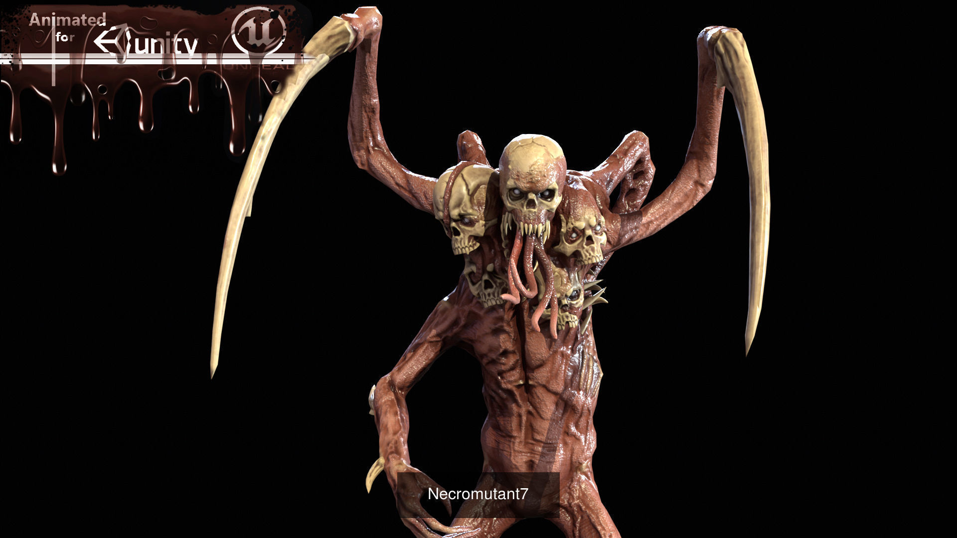 Necromutants super pack 3D Model Collection_21