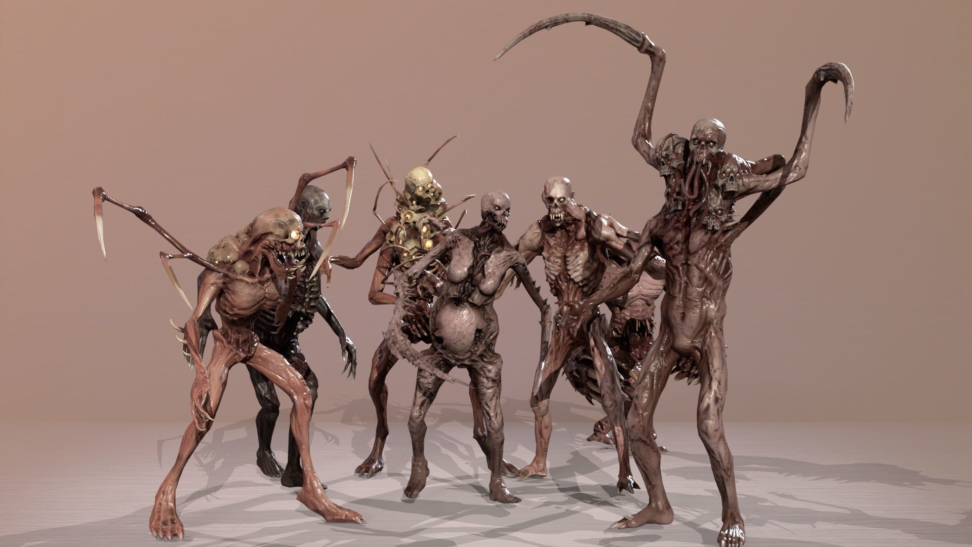 Necromutants super pack 3D Model Collection_23