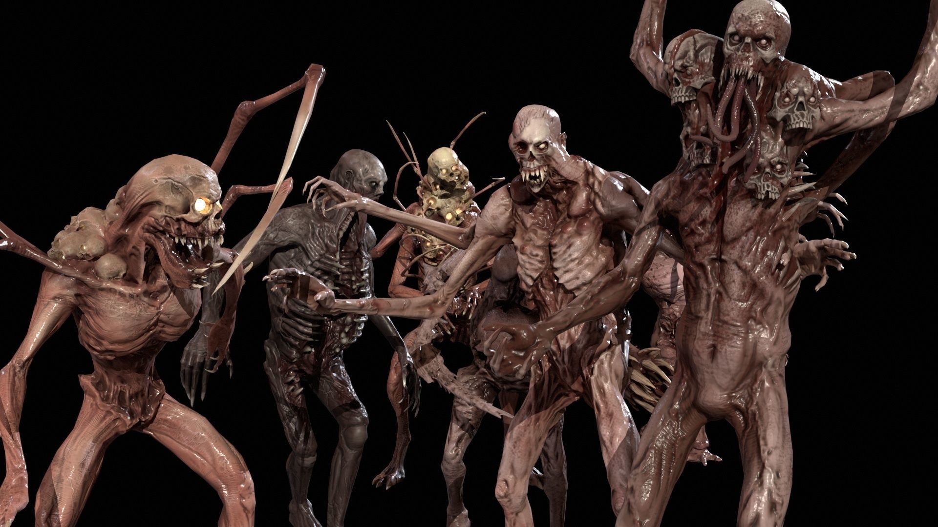 Necromutants super pack 3D Model Collection_11