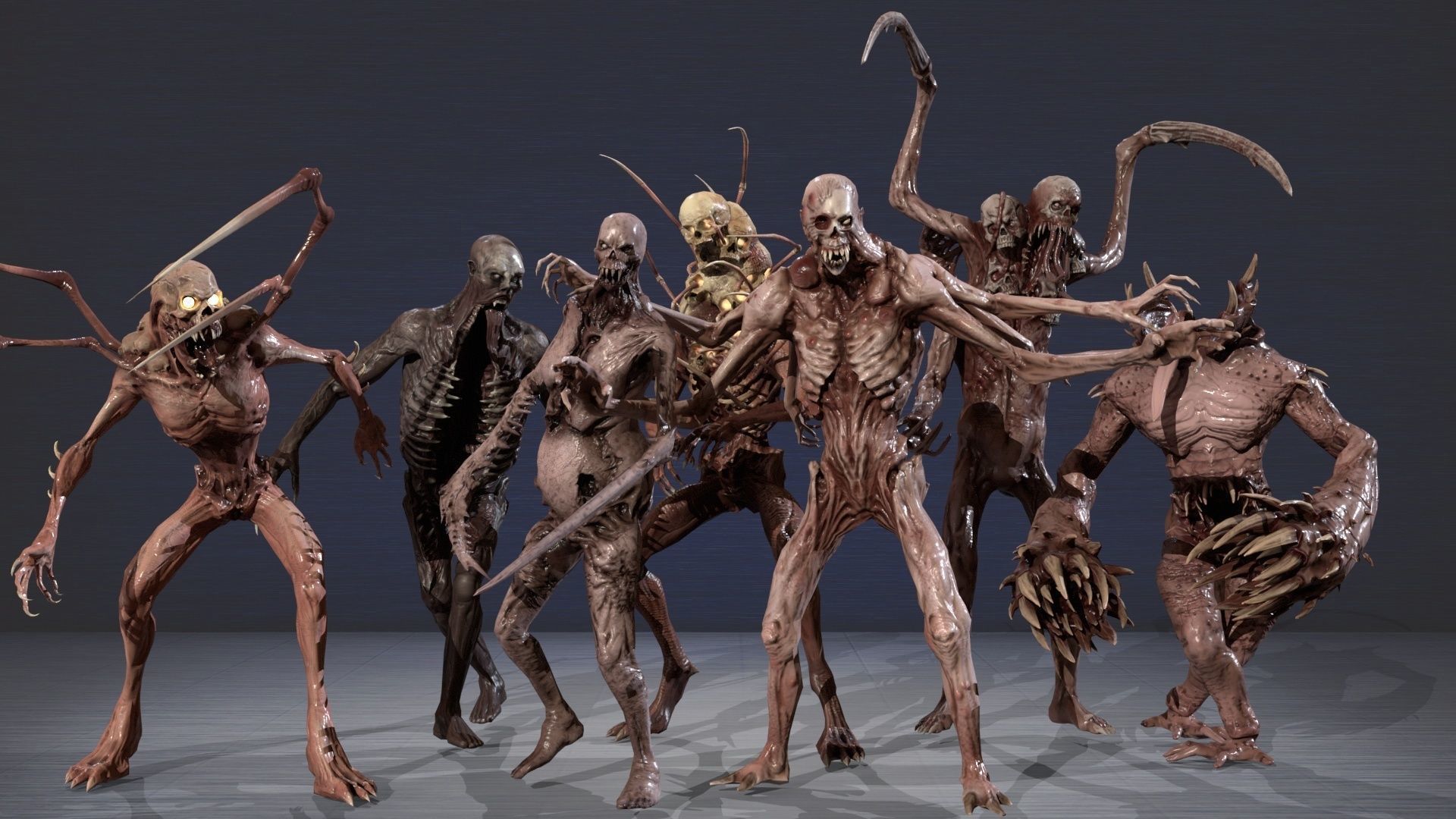 Necromutants super pack 3D Model Collection_13