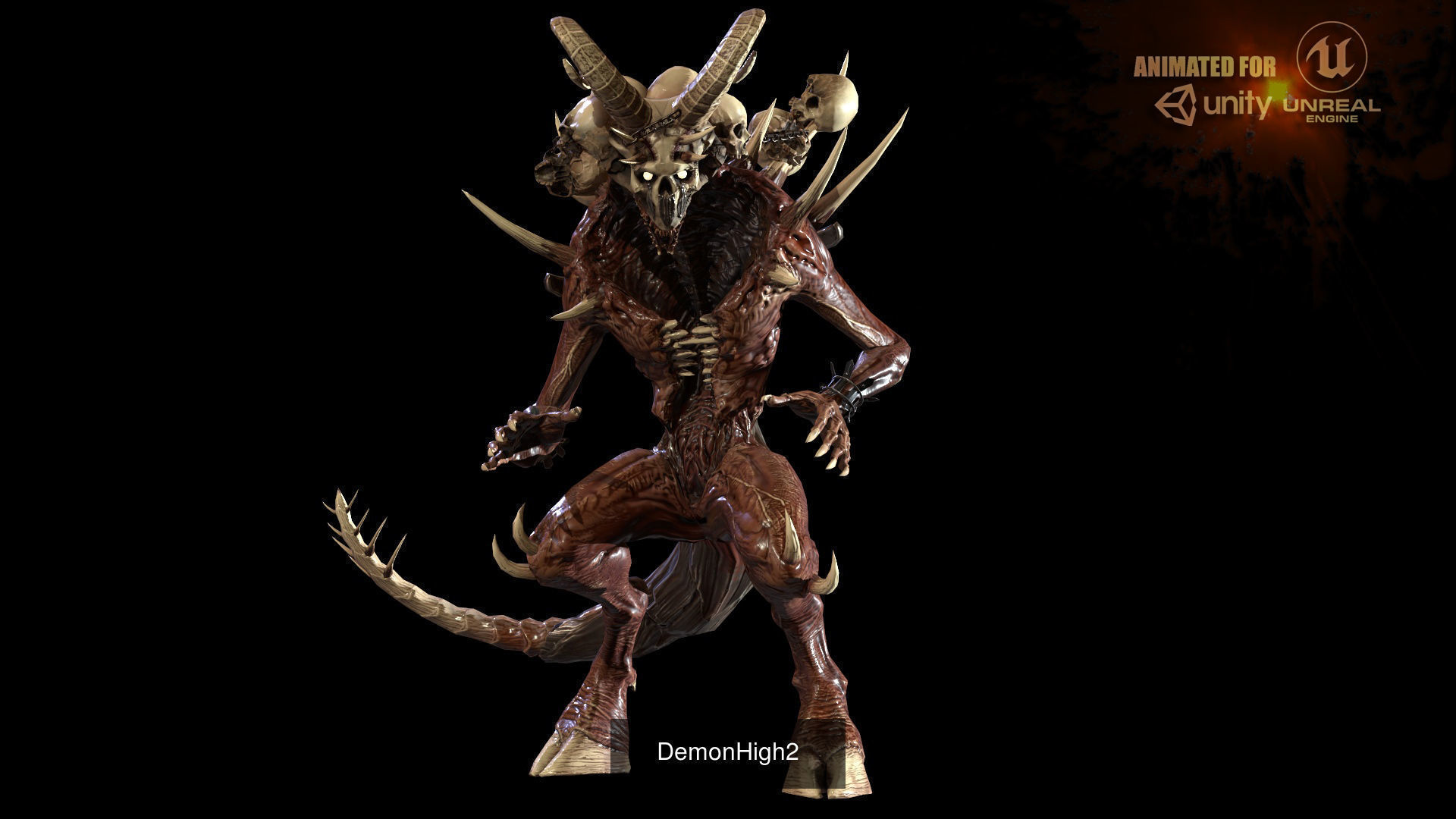 Demons pack2 3D Model Collection_15