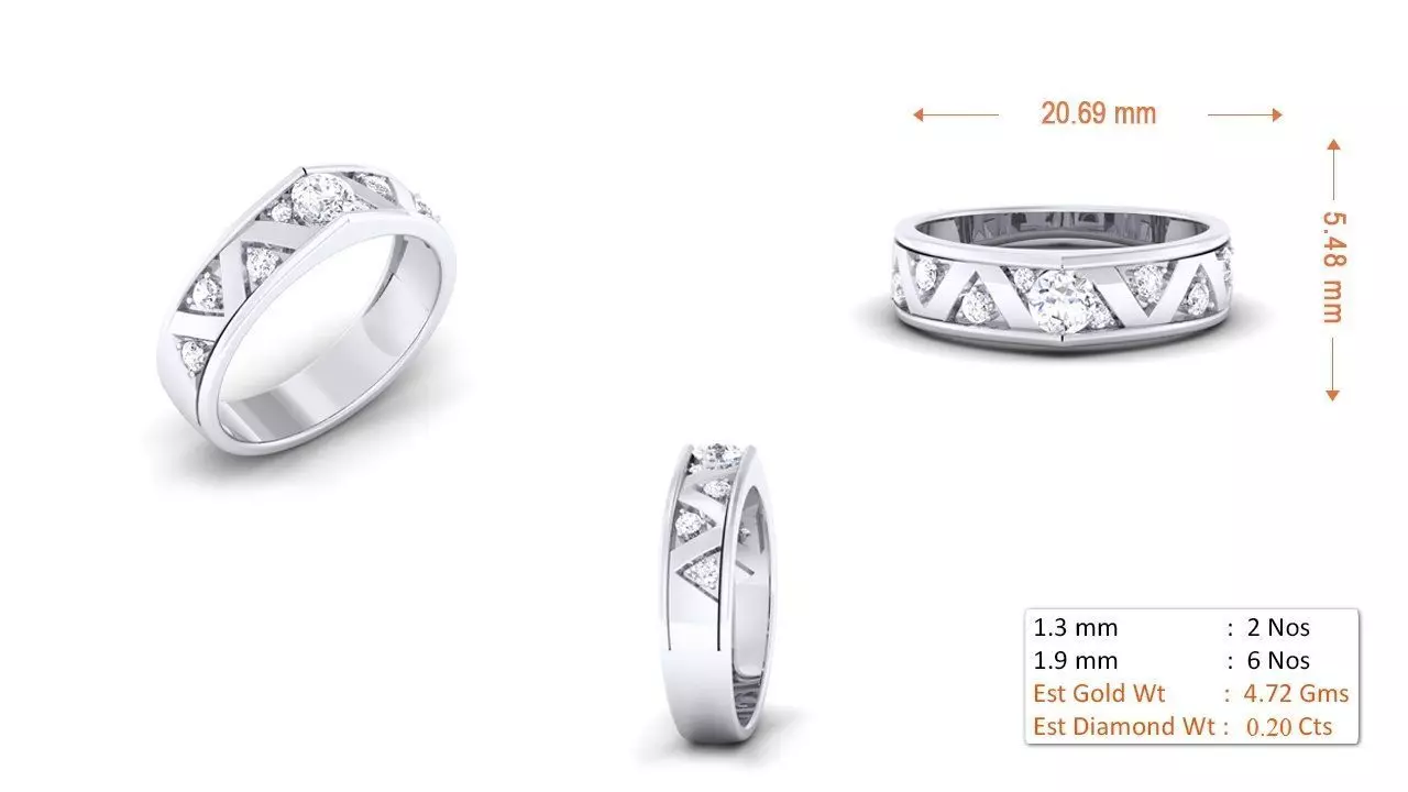 Women Ring 144 3D print model
