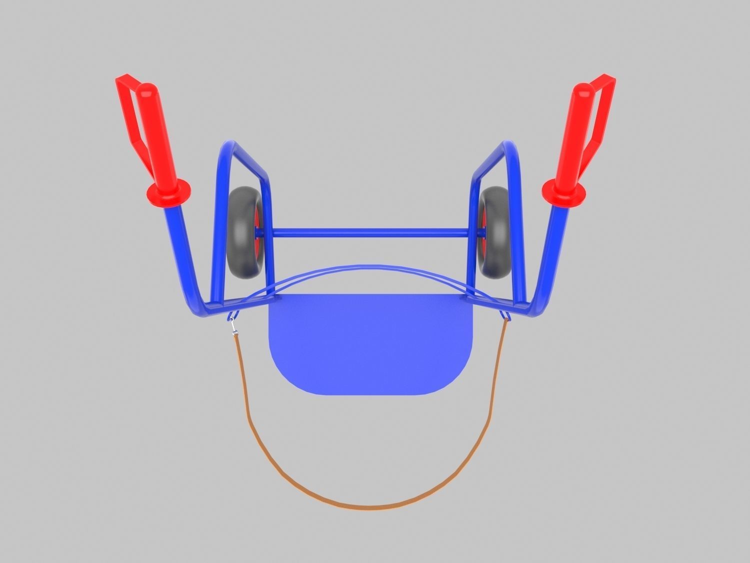 drum trolley 3D model_5