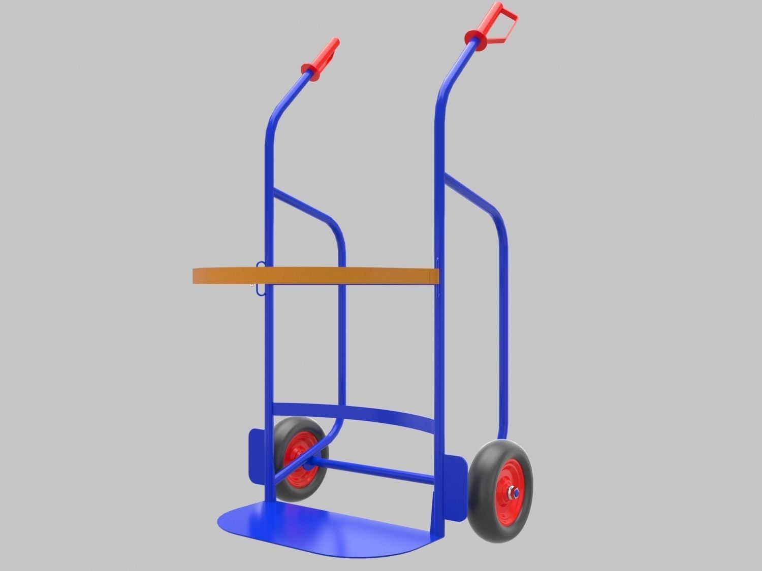 drum trolley 3D model_1