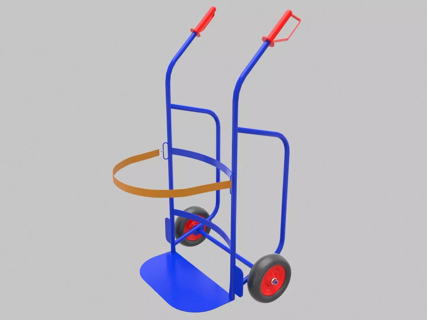 drum trolley 3D model_0