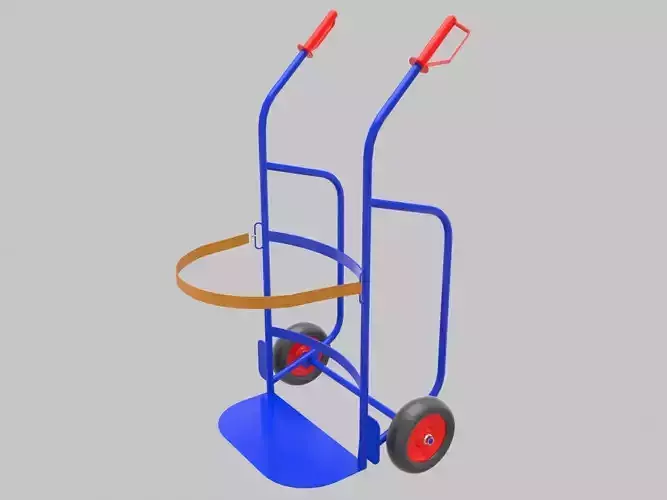 drum trolley 3D model